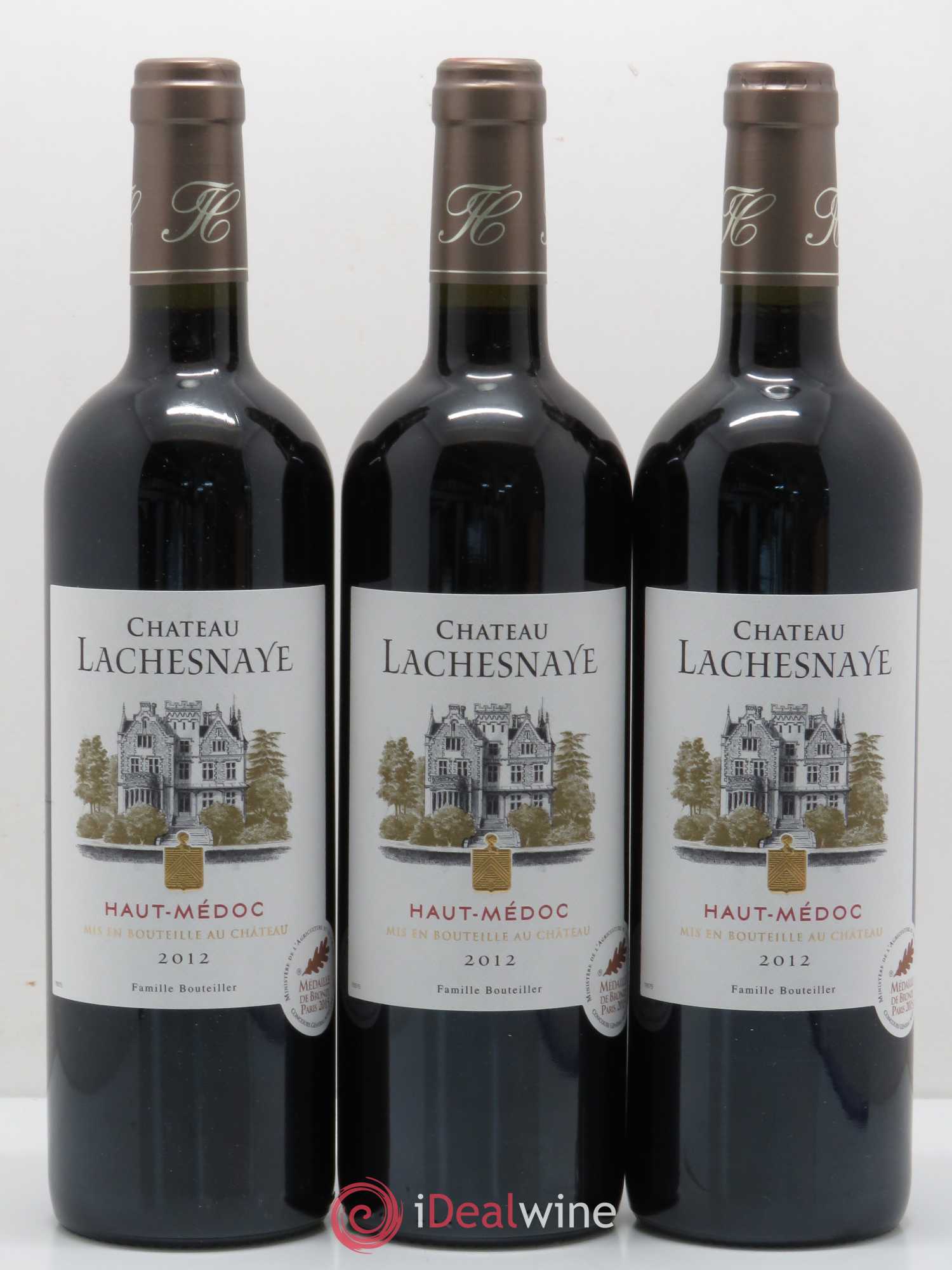 Château Lachesnaye Cru Bourgeois (sans prix de réserve) 2012 - Lot de 6 bouteilles - 2