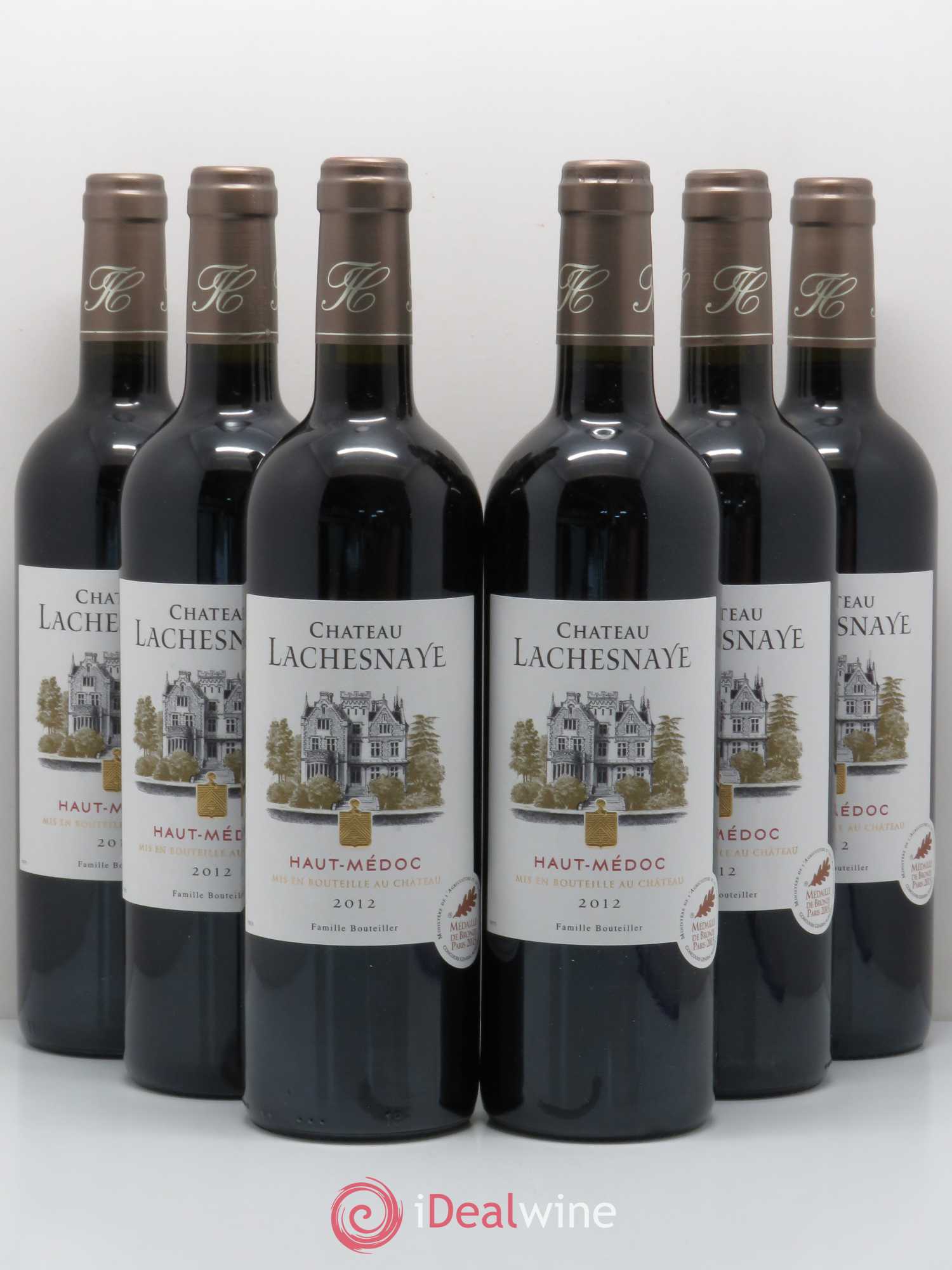 Château Lachesnaye Cru Bourgeois (sans prix de réserve) 2012 - Lot de 6 bouteilles - 0