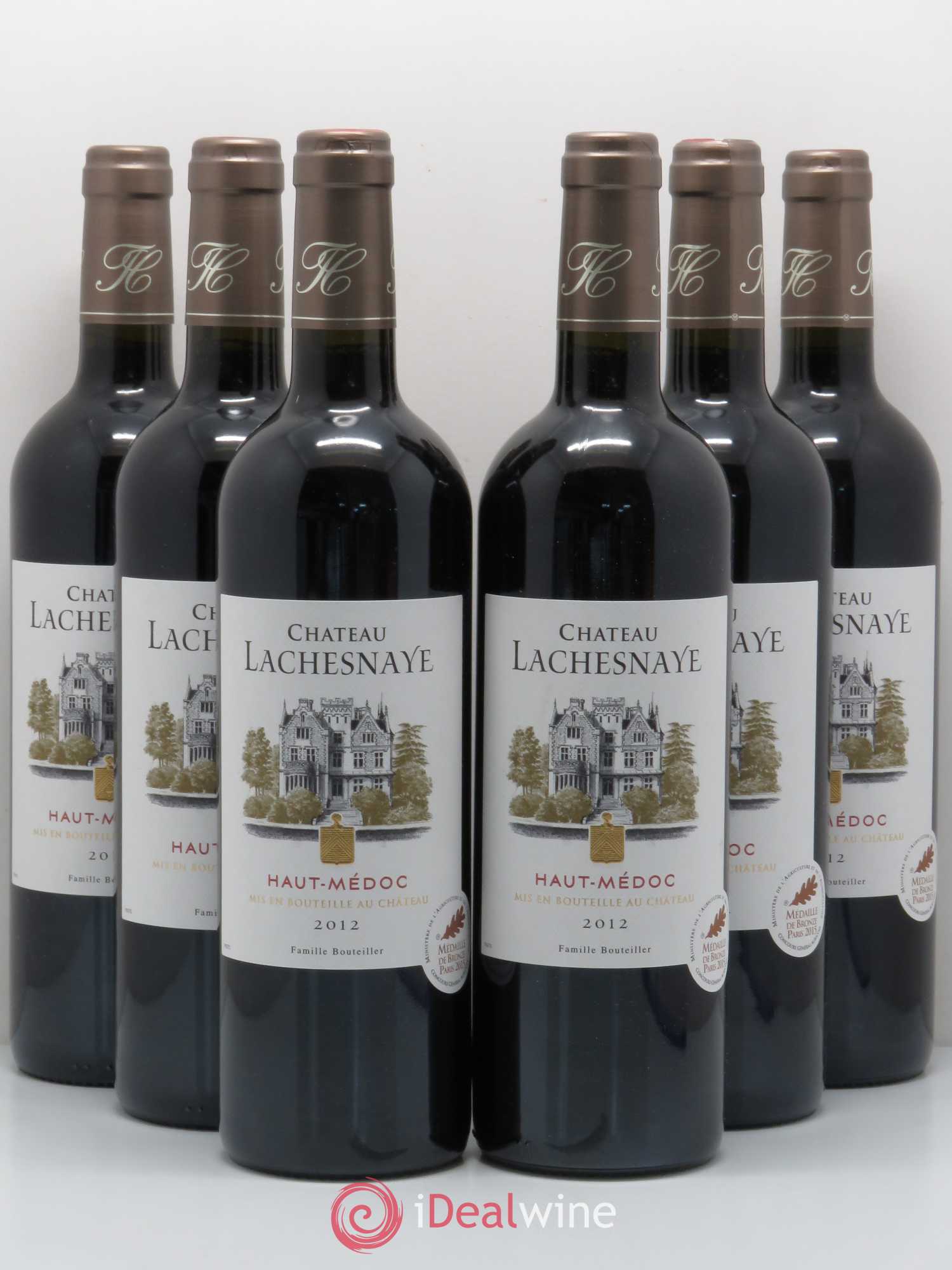 Château Lachesnaye Cru Bourgeois (sans prix de réserve) 2012 - Lot de 6 bouteilles - 0