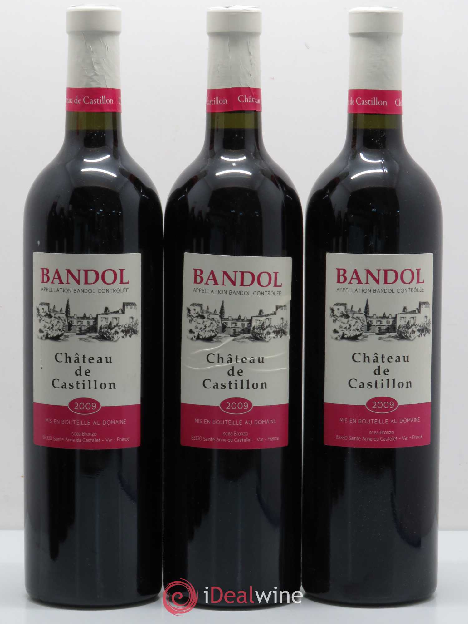 Bandol Chateau de Castillon 2009 - Posten von 6 Flaschen - 1