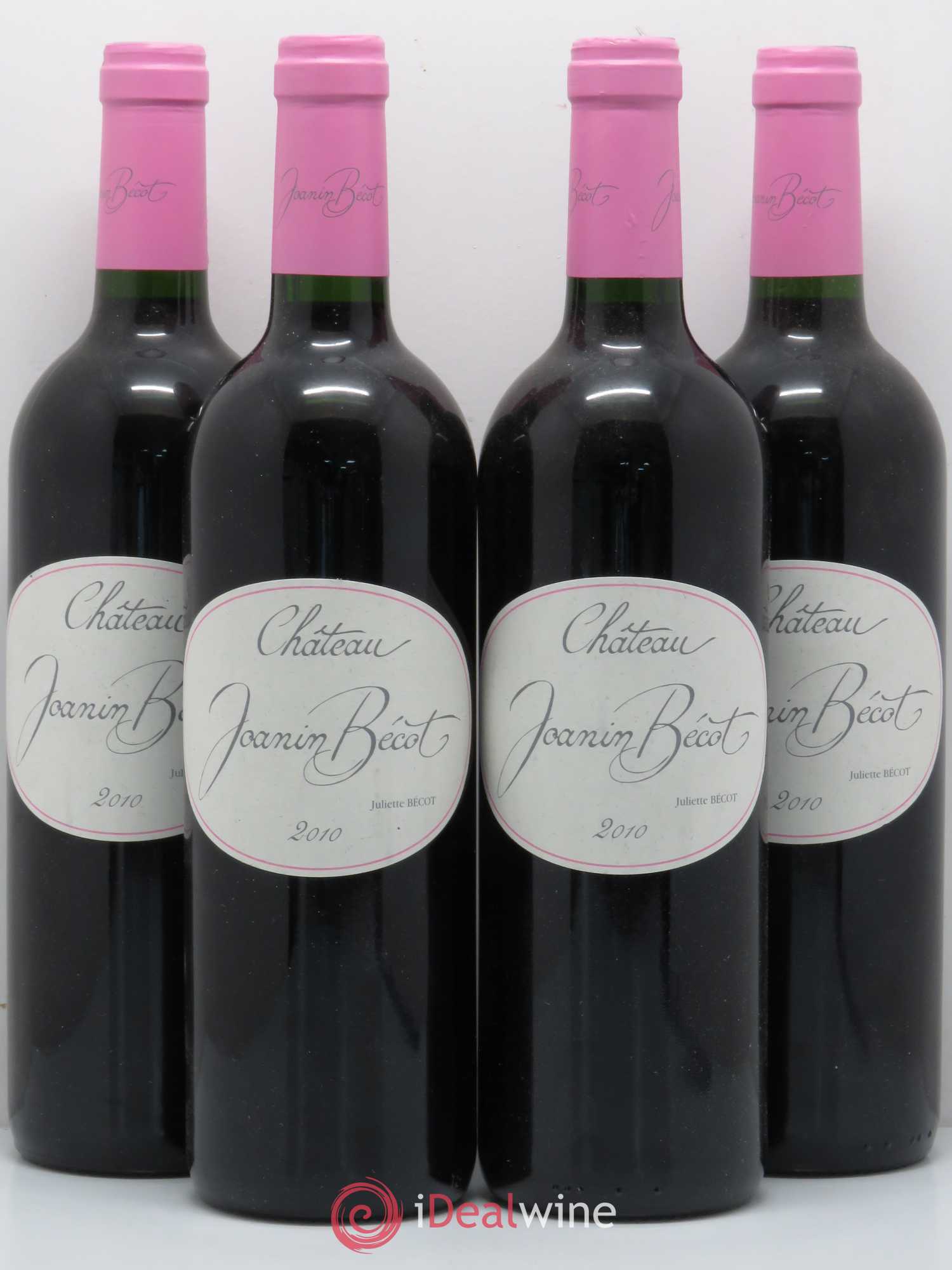 Château Joanin Bécot 2010 - Lot de 4 bouteilles - 0