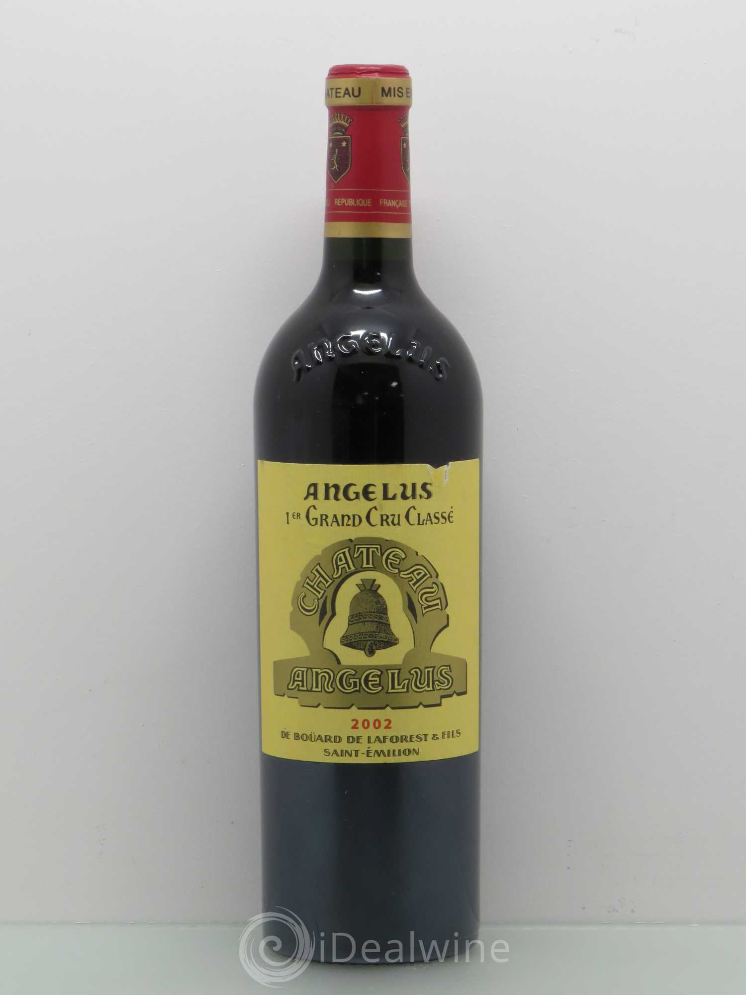 Château Angélus 1er Grand Cru Classé A 2002 - Lot de 1 bouteille - 0