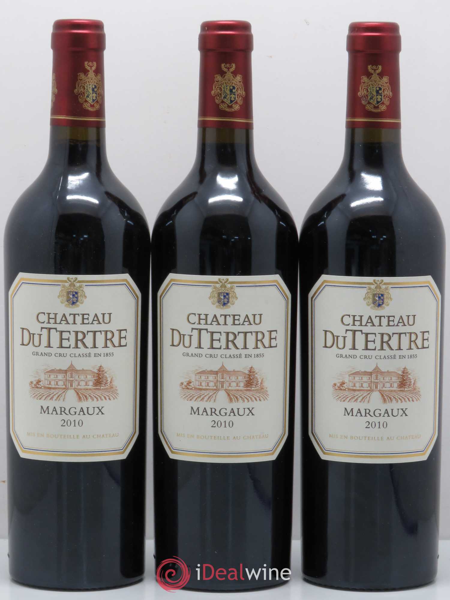 Château du Tertre 5ème Grand Cru Classé 2010 - Lot de 3 bouteilles - 0