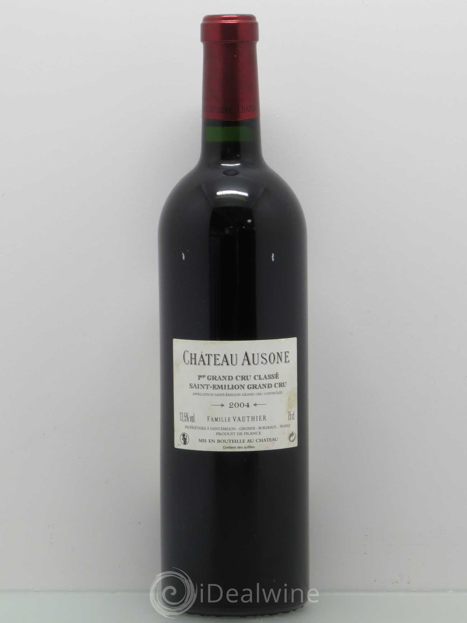 Château Ausone 1er Grand Cru Classé A 2004 - Lot de 1 bouteille - 1