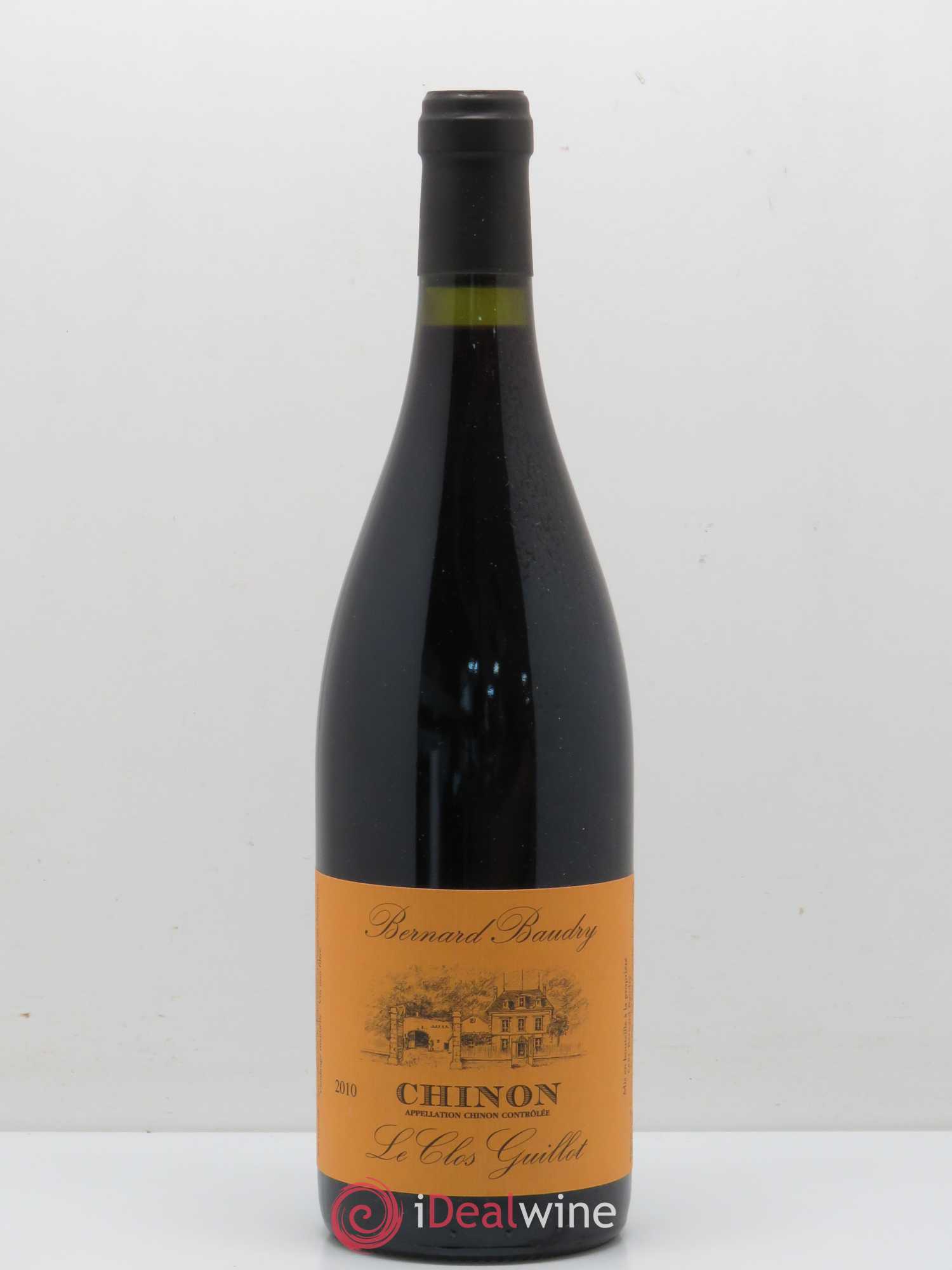 Chinon Le Clos Guillot Bernard Baudry 2010 - Lot de 1 bouteille - 0