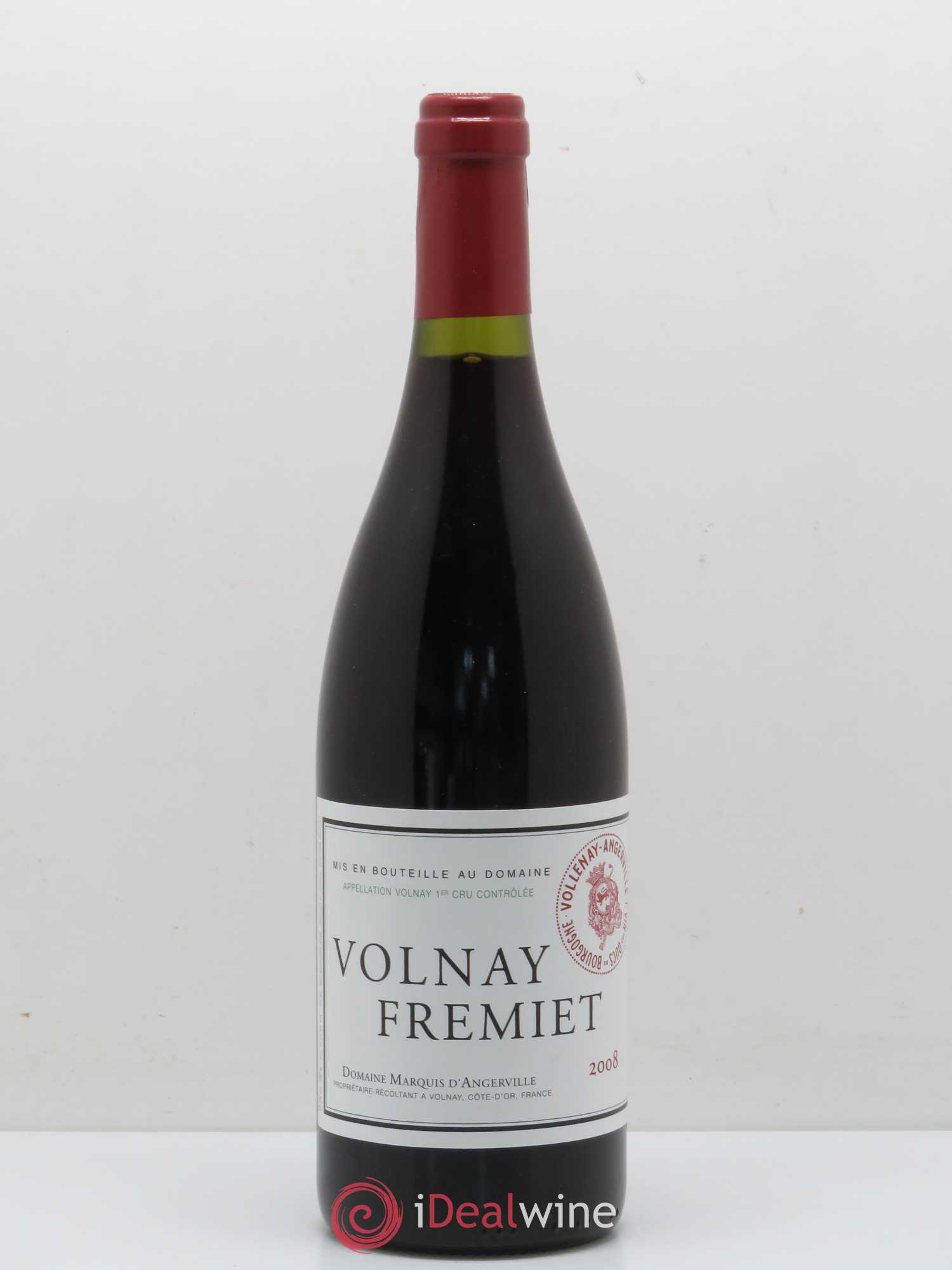 Volnay 1er Cru Frémiet Marquis d'Angerville (Domaine) 2008 - Lot de 1 bouteille - 0