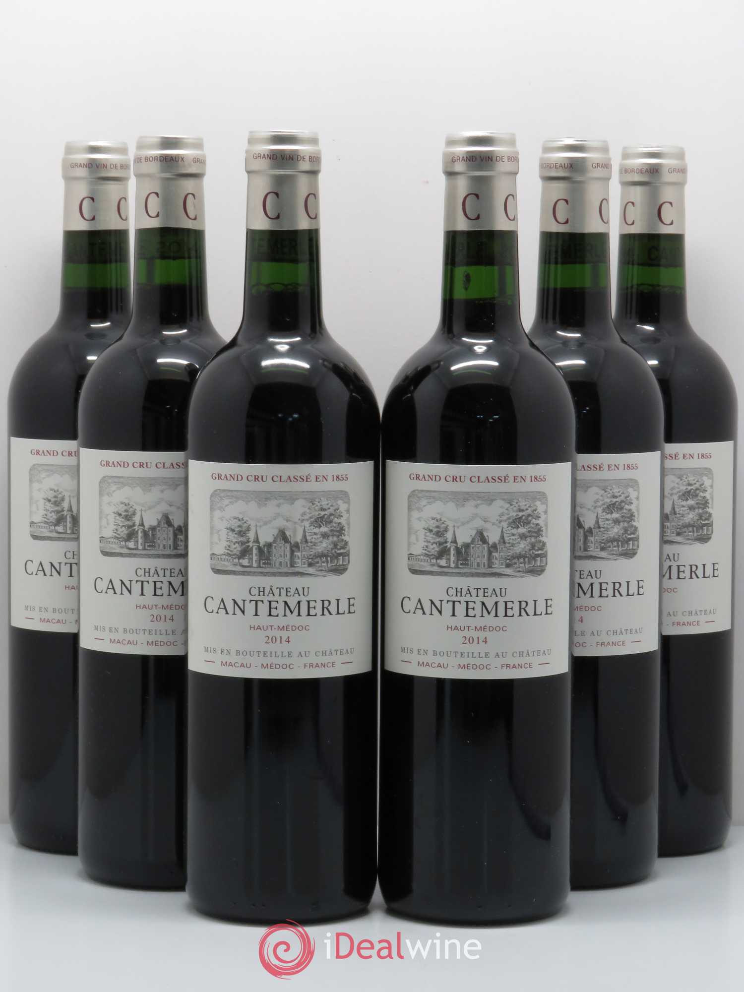 Château Cantemerle 5ème Grand Cru Classé 2014 - Lot de 6 bouteilles - 0
