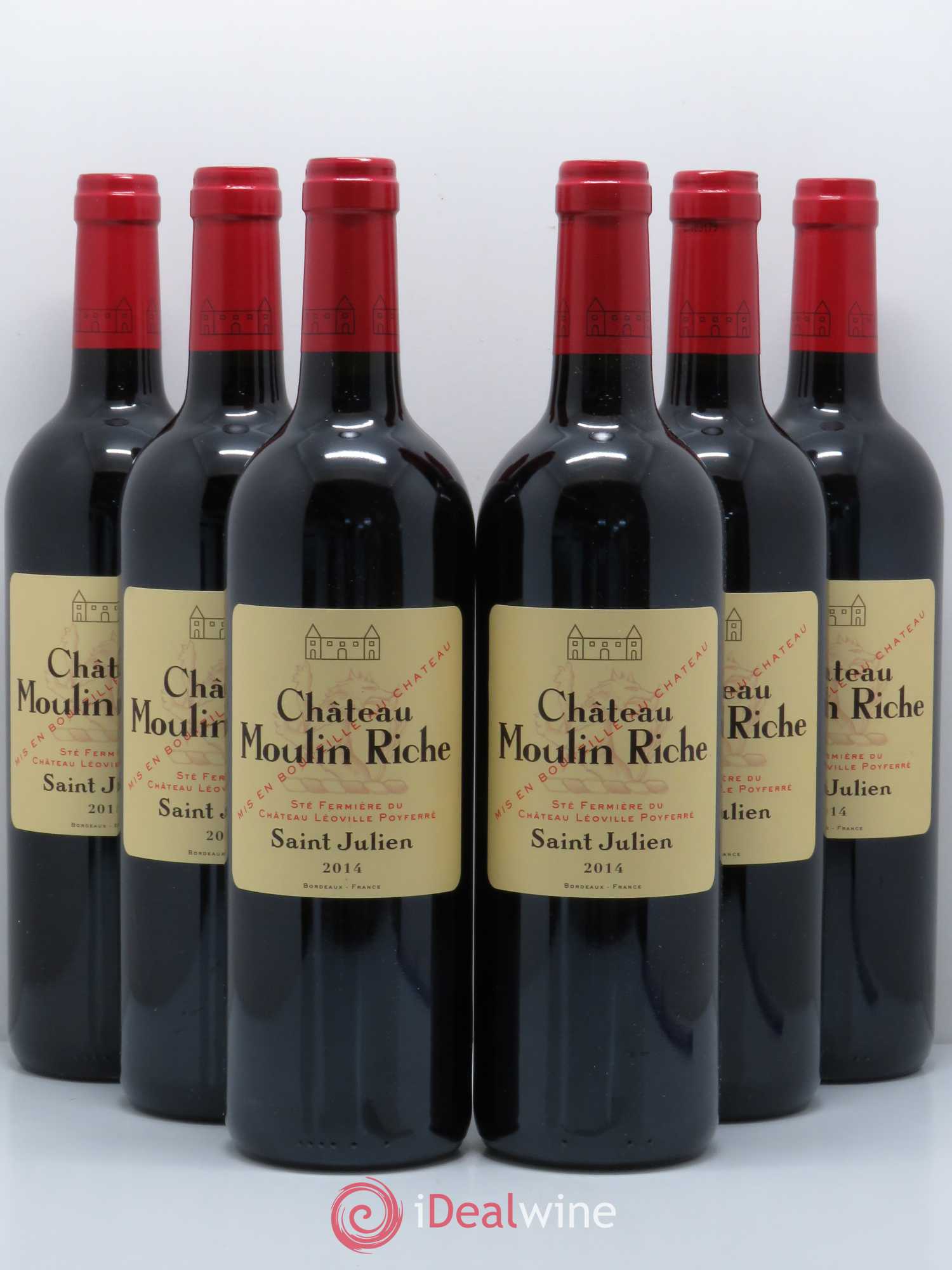 Château Moulin Riche 2014 - Lot de 6 bouteilles - 0