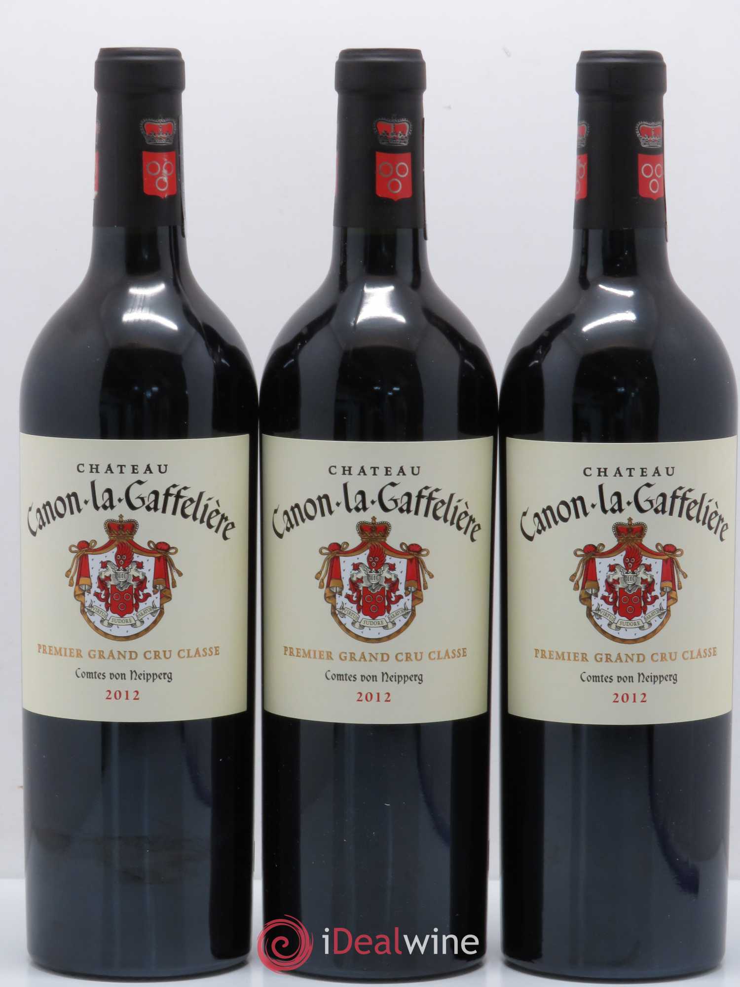 Château Canon la Gaffelière 1er Grand Cru Classé B 2012 - Lot de 3 bouteilles - 0