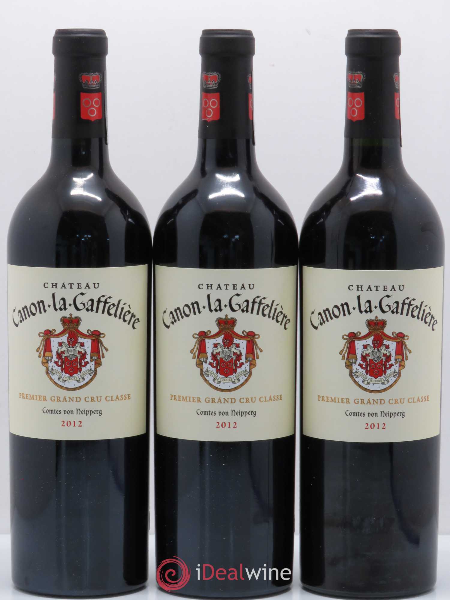 Château Canon la Gaffelière 1er Grand Cru Classé B 2012 - Lot de 3 bouteilles - 0