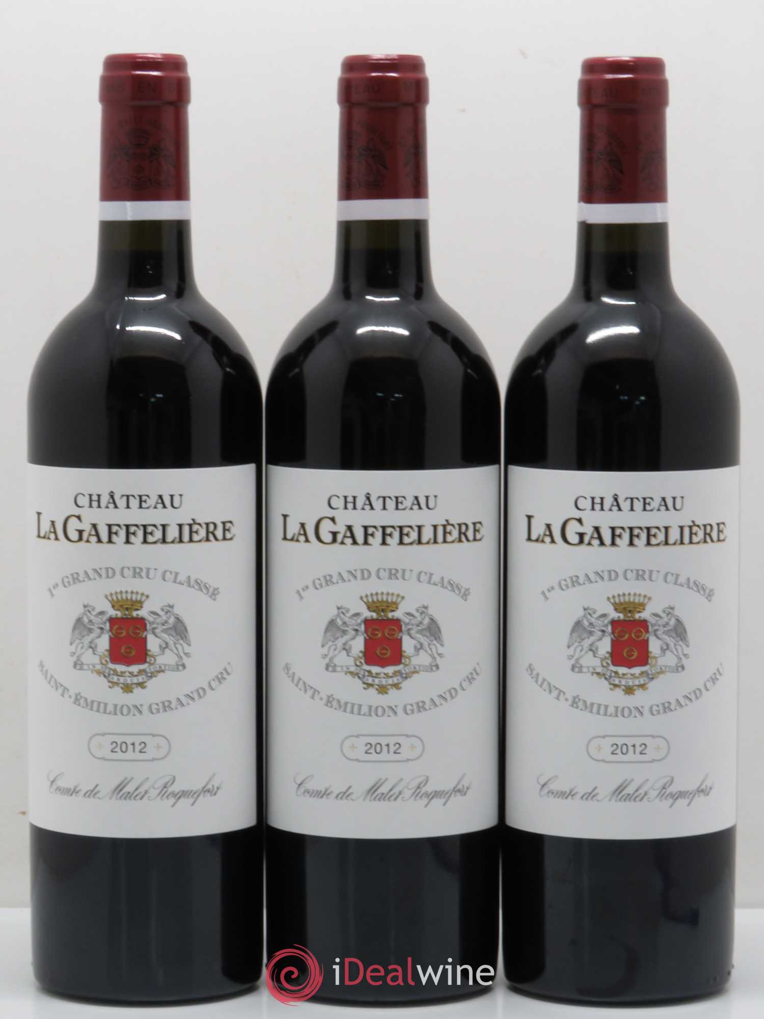 Château la Gaffelière 1er Grand Cru Classé B 2012 - Lot de 3 bouteilles - 0