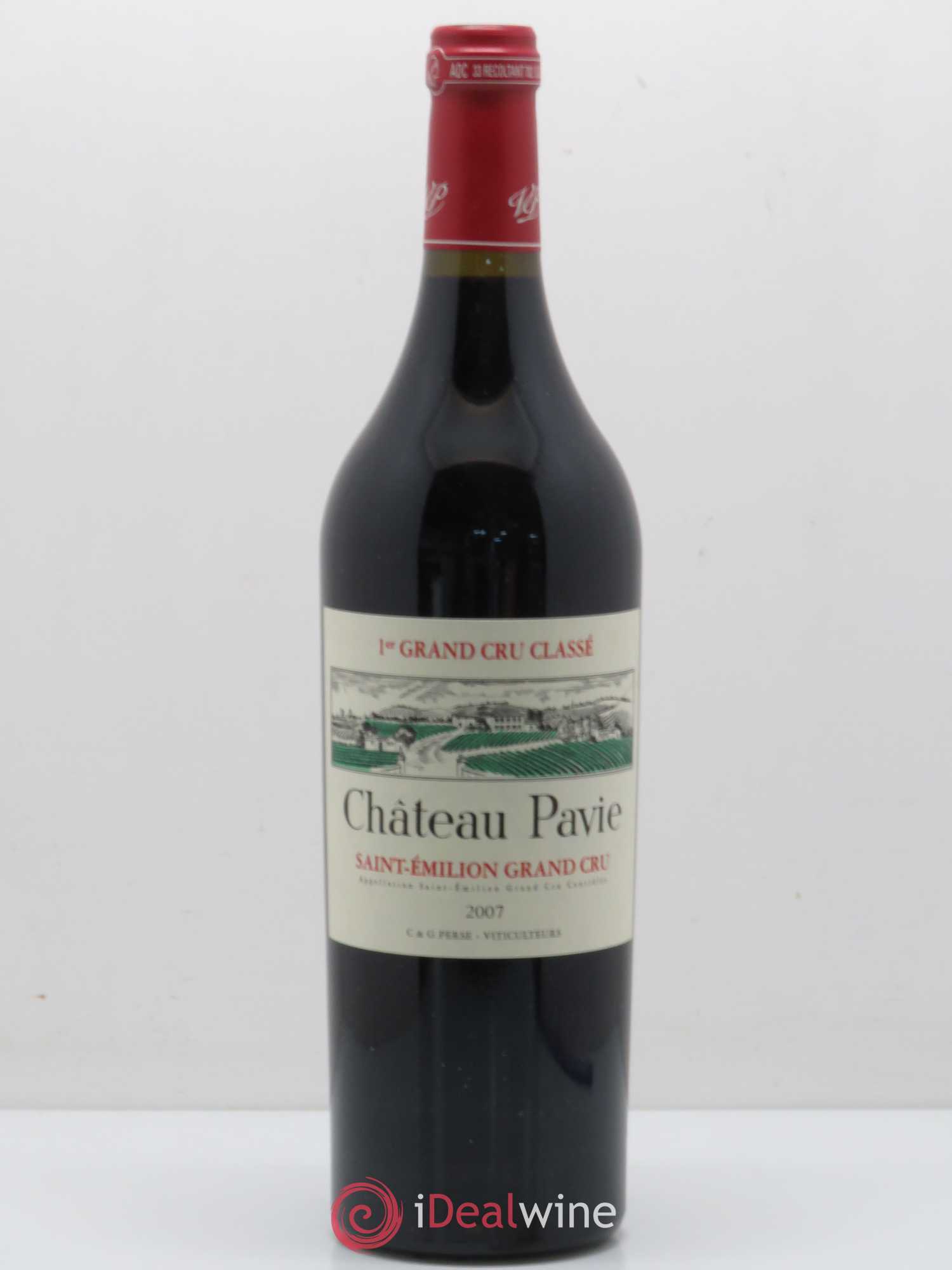 Château Pavie 1er Grand Cru Classé A 2007 - Lot de 1 bouteille - 0