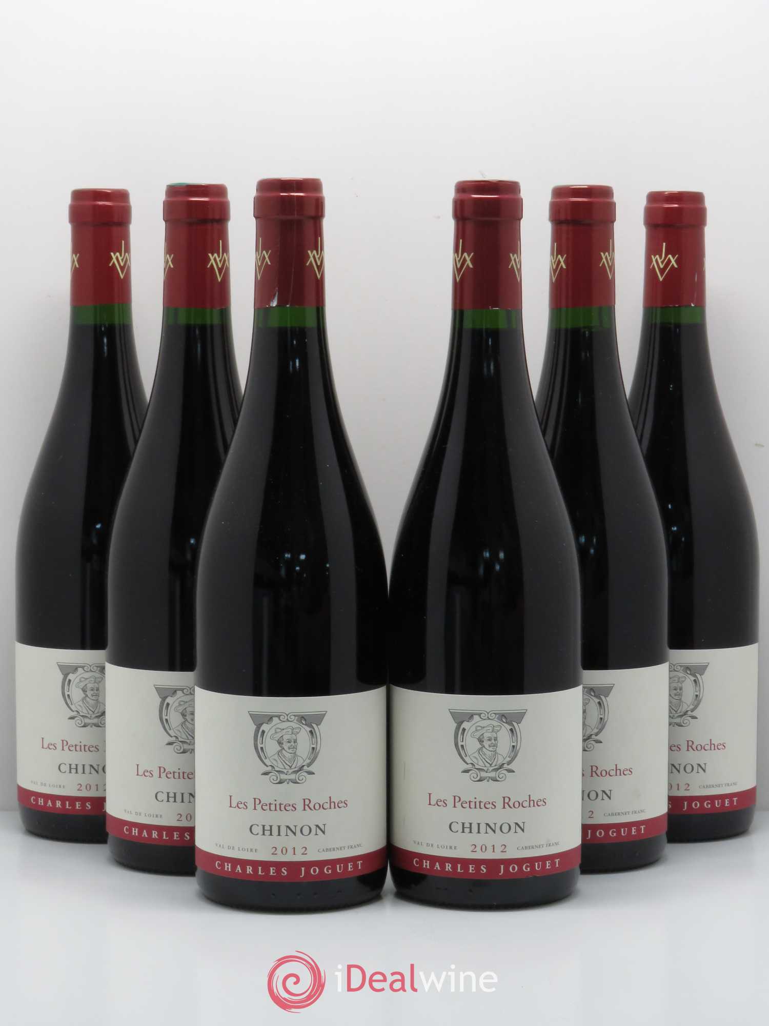 Chinon Les Petites Roches Domaine Charles Joguet (sans prix de réserve) 2012 - Posten von 6 Flaschen - 0