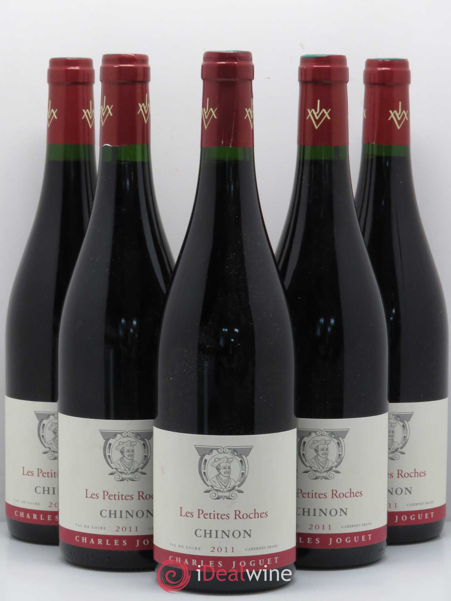 Chinon Les Petites Roches Domaine Charles Joguet (sans prix de réserve) 2011 - Posten von 5 Flaschen - 0