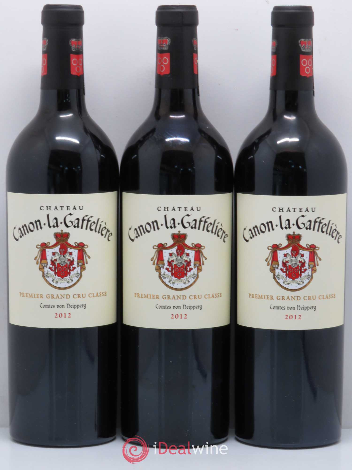 Château Canon la Gaffelière 1er Grand Cru Classé B 2012 - Lot de 3 bouteilles - 0