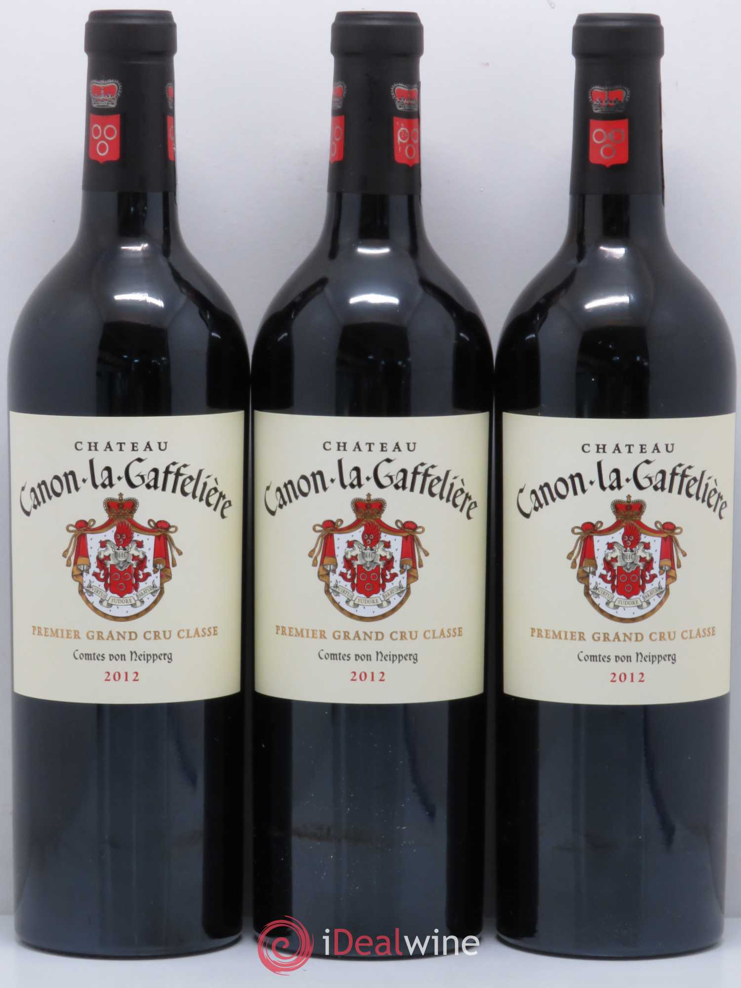 Château Canon la Gaffelière 1er Grand Cru Classé B 2012 - Lot de 3 bouteilles - 0