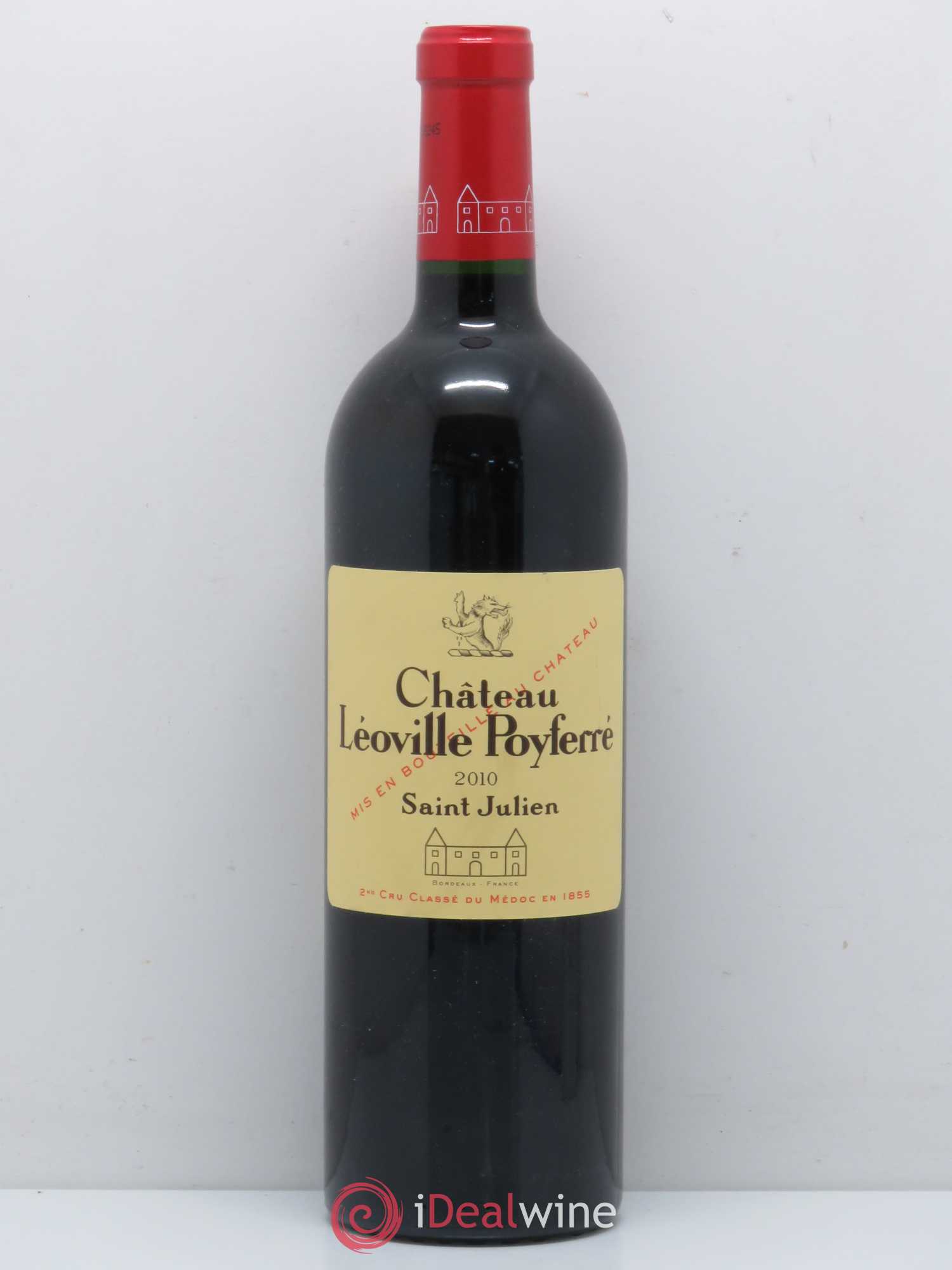 Château Léoville Poyferré 2ème Grand Cru Classé 2010 - Lot de 1 bouteille - 0