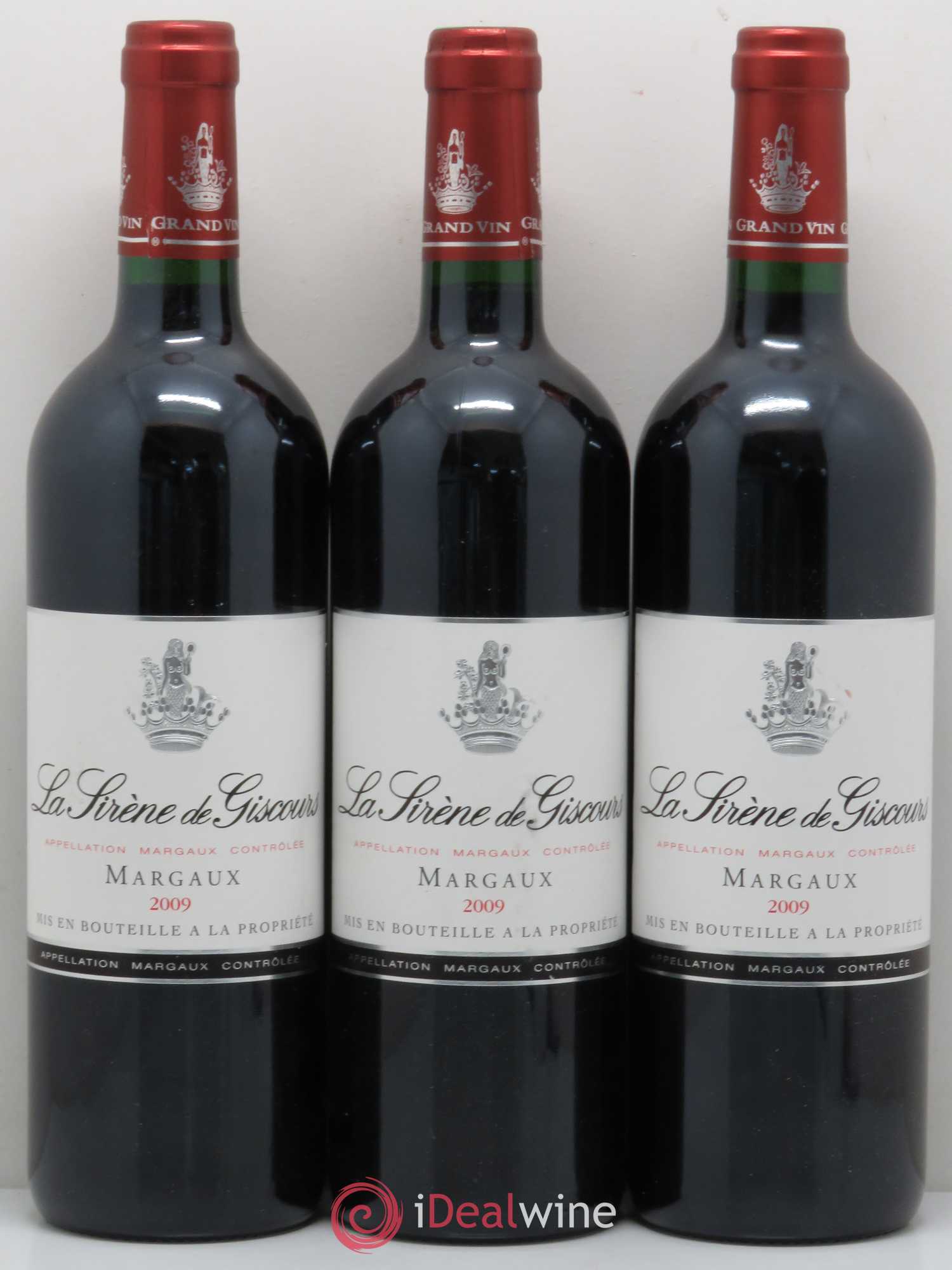 La Sirène de Giscours 2009 - Lot de 3 bouteilles - 0