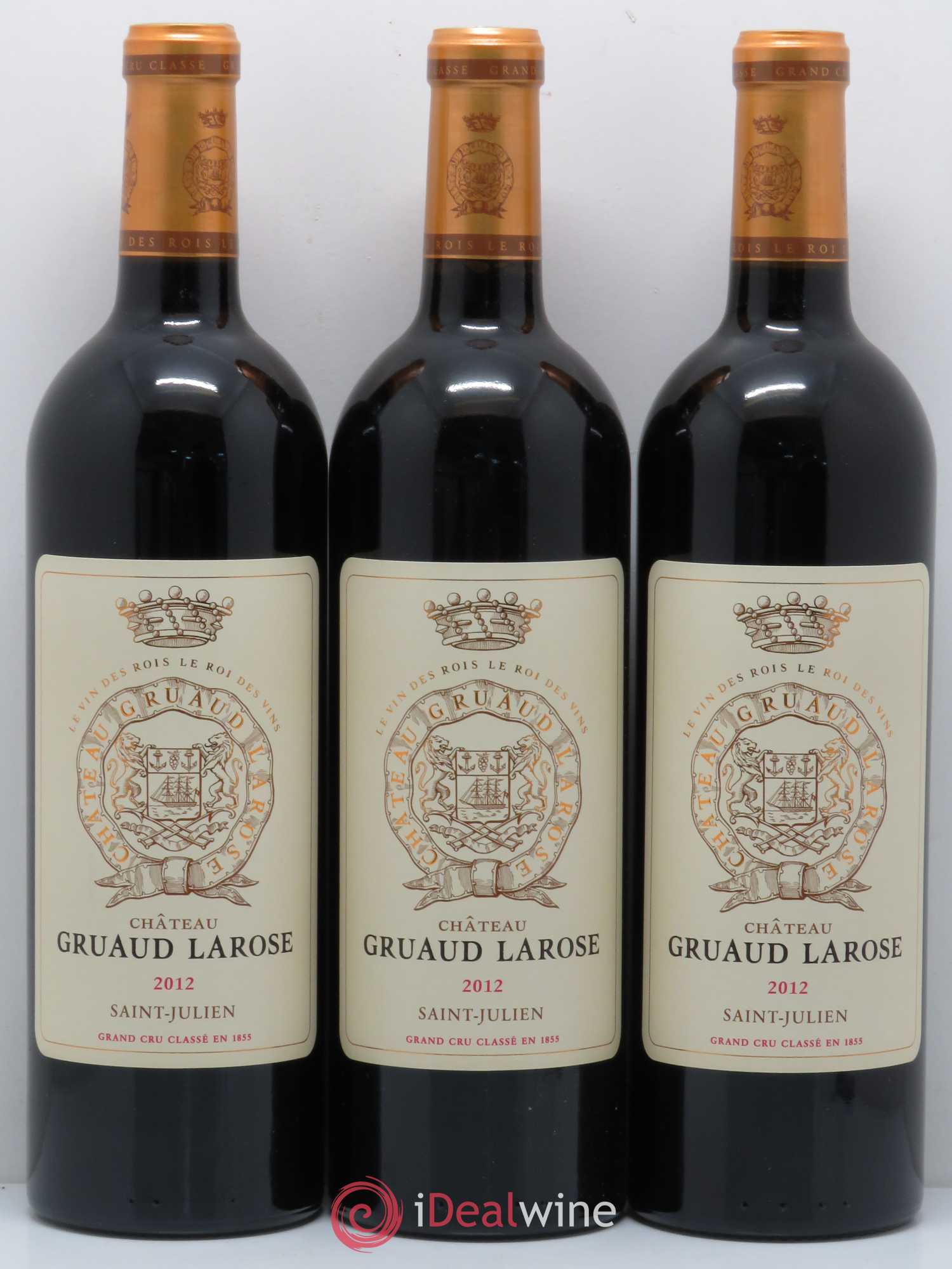 Château Gruaud Larose 2ème Grand Cru Classé 2012 - Lot de 3 bouteilles - 0