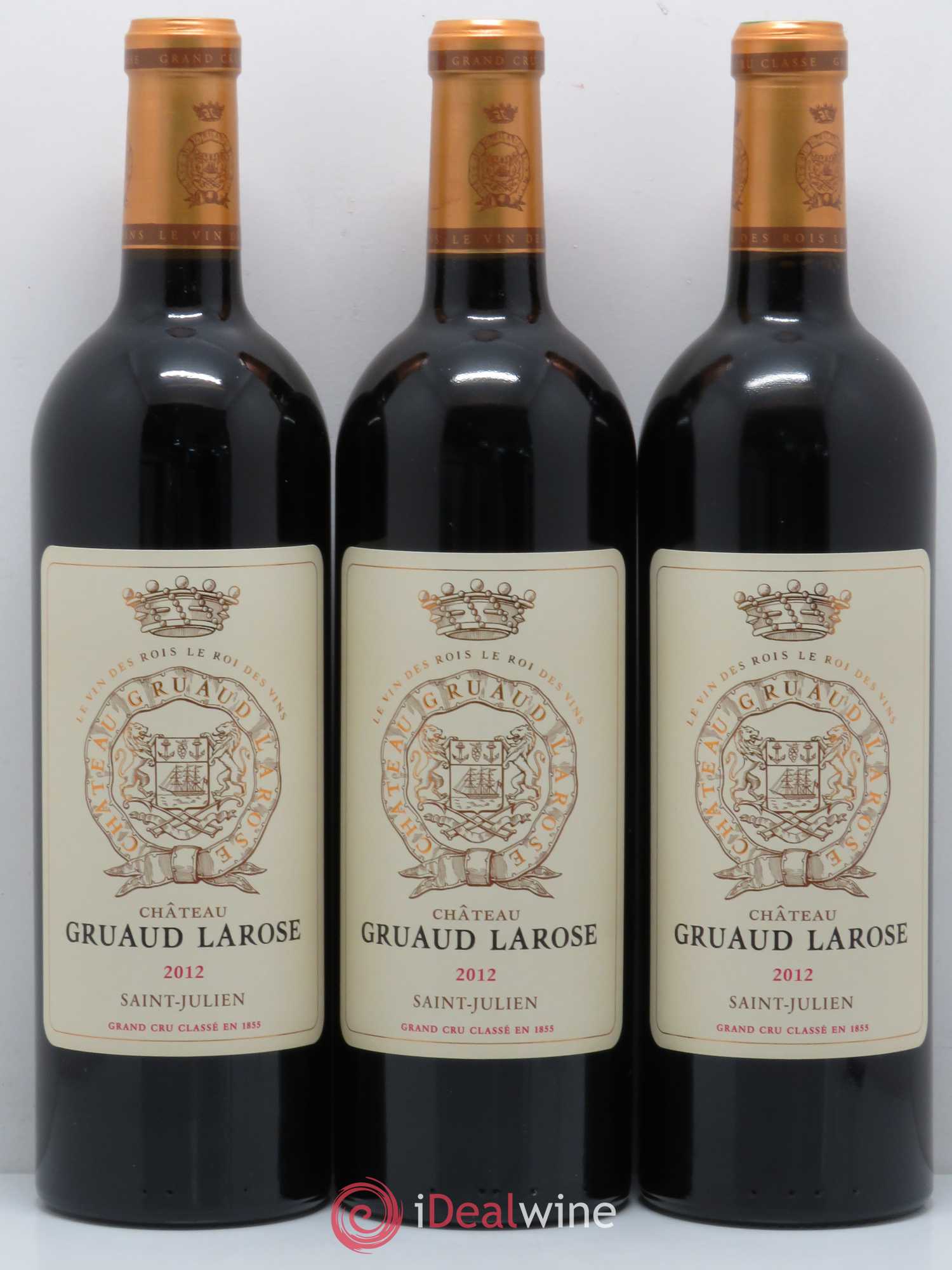 Château Gruaud Larose 2ème Grand Cru Classé 2012 - Lot de 3 bouteilles - 0