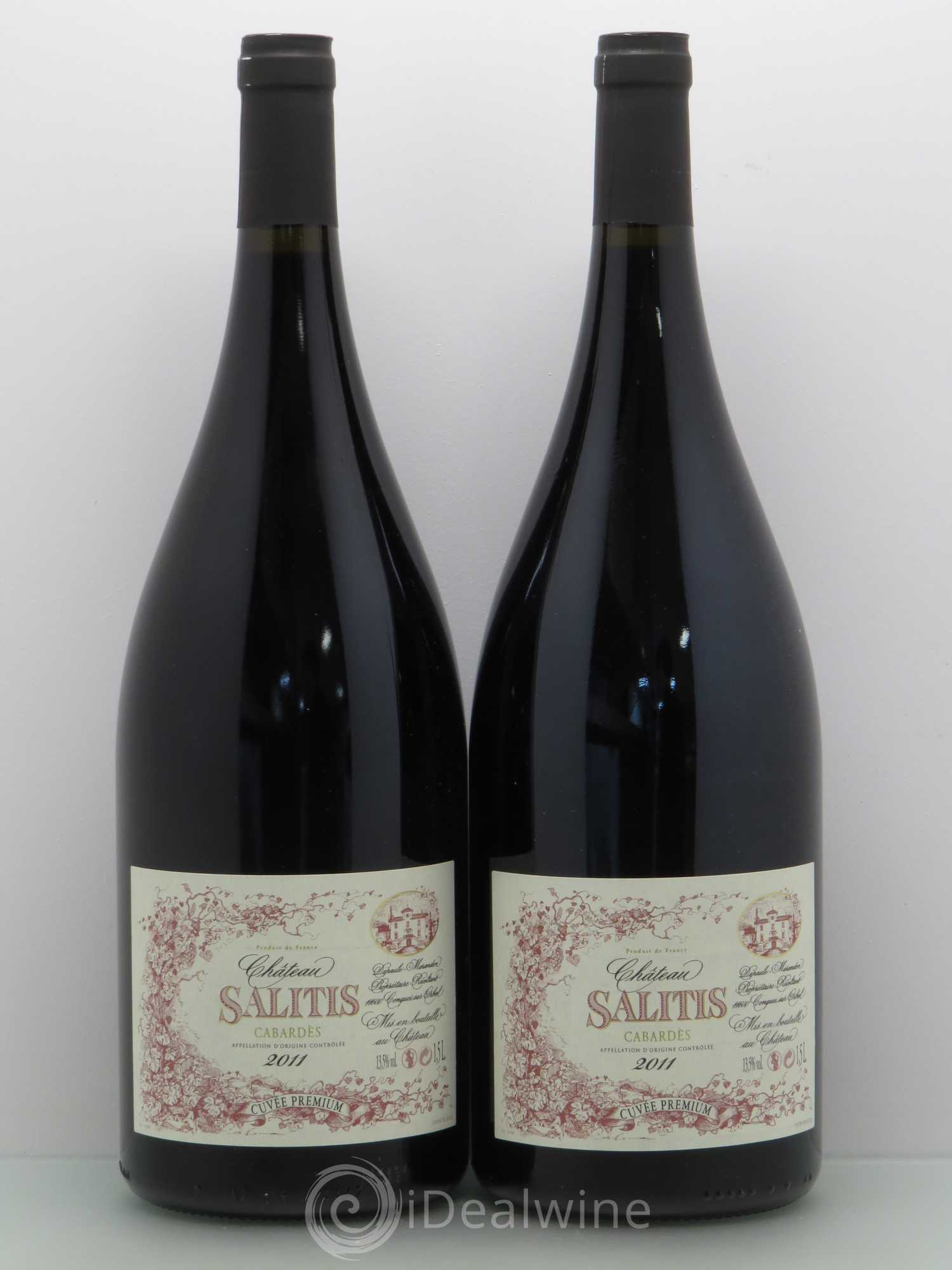 Languedoc Cabardès - Château Salitis cuvée Premium (sans prix de réserve) 2011 - Posten von 2 Magnum - 0