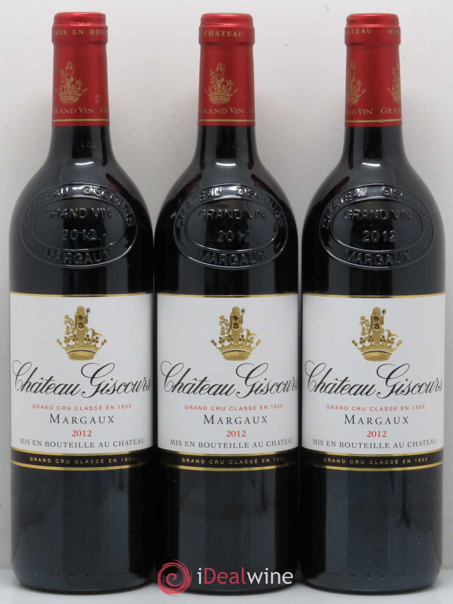 Château Giscours 3ème Grand Cru Classé 2012 - Lot de 3 bouteilles - 0