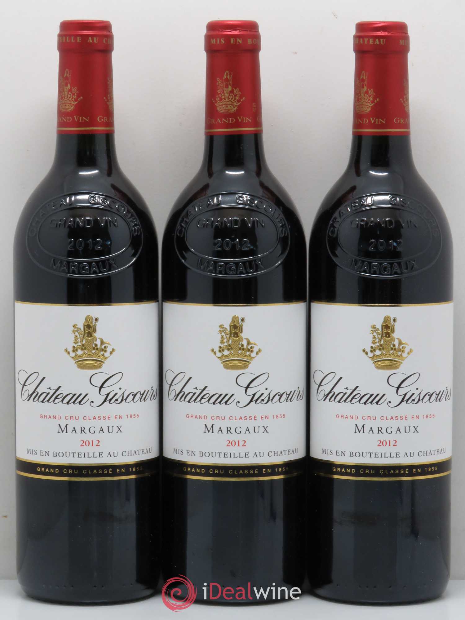 Château Giscours 3ème Grand Cru Classé 2012 - Lot de 3 bouteilles - 0