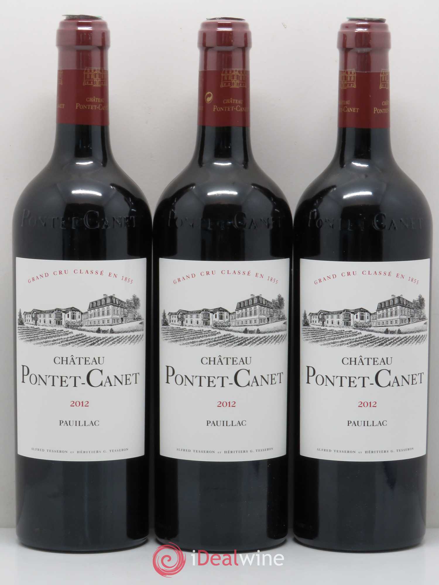 Château Pontet Canet 5ème Grand Cru Classé 2012 - Lot de 6 bouteilles - 2