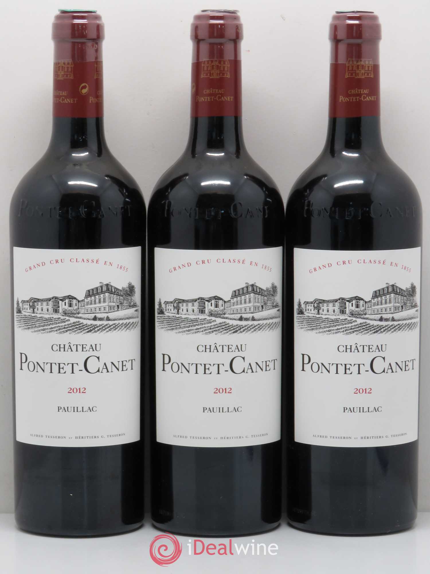 Château Pontet Canet 5ème Grand Cru Classé 2012 - Lot de 6 bouteilles - 1