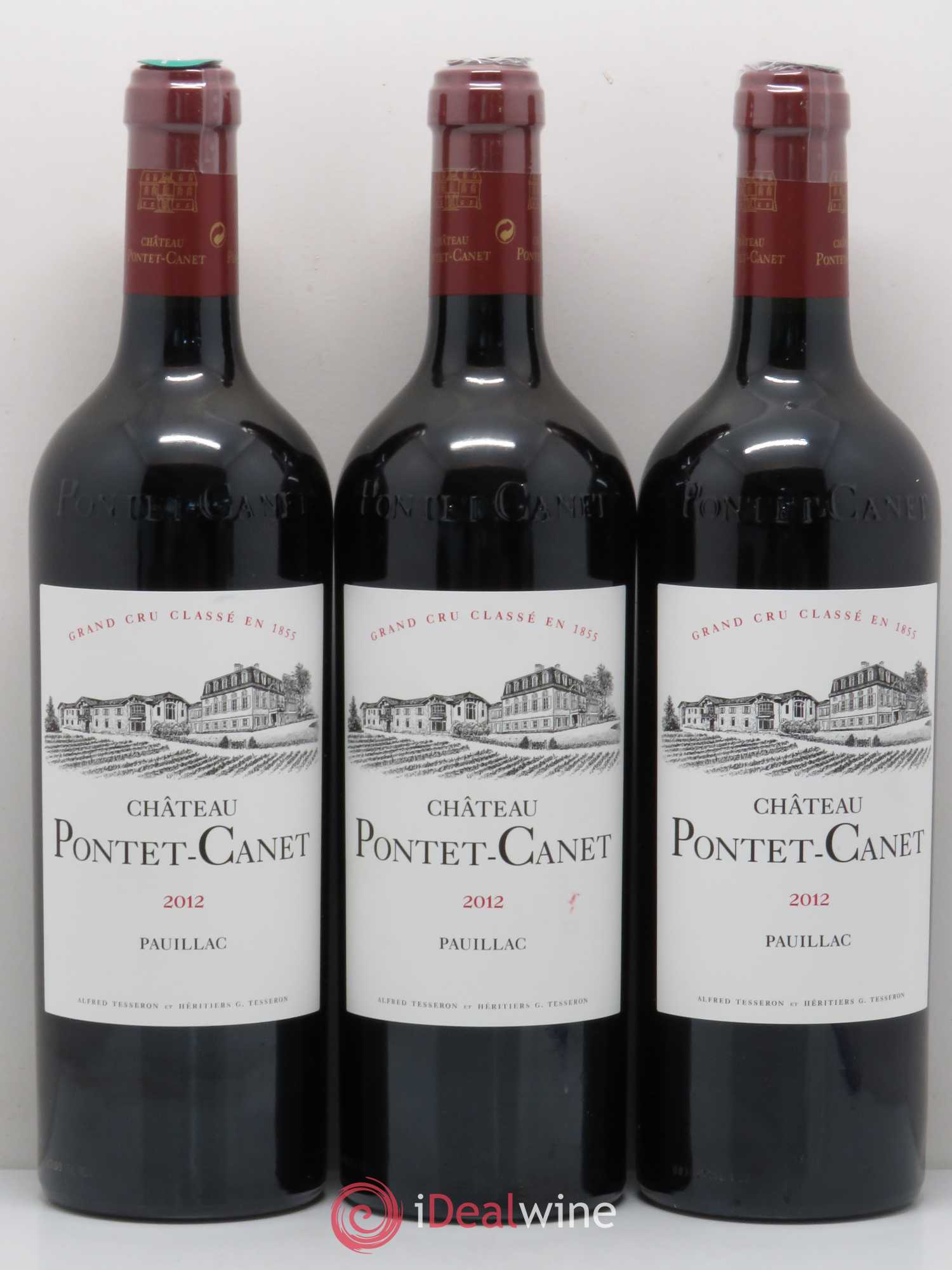 Château Pontet Canet 5ème Grand Cru Classé 2012 - Lot de 6 bouteilles - 2