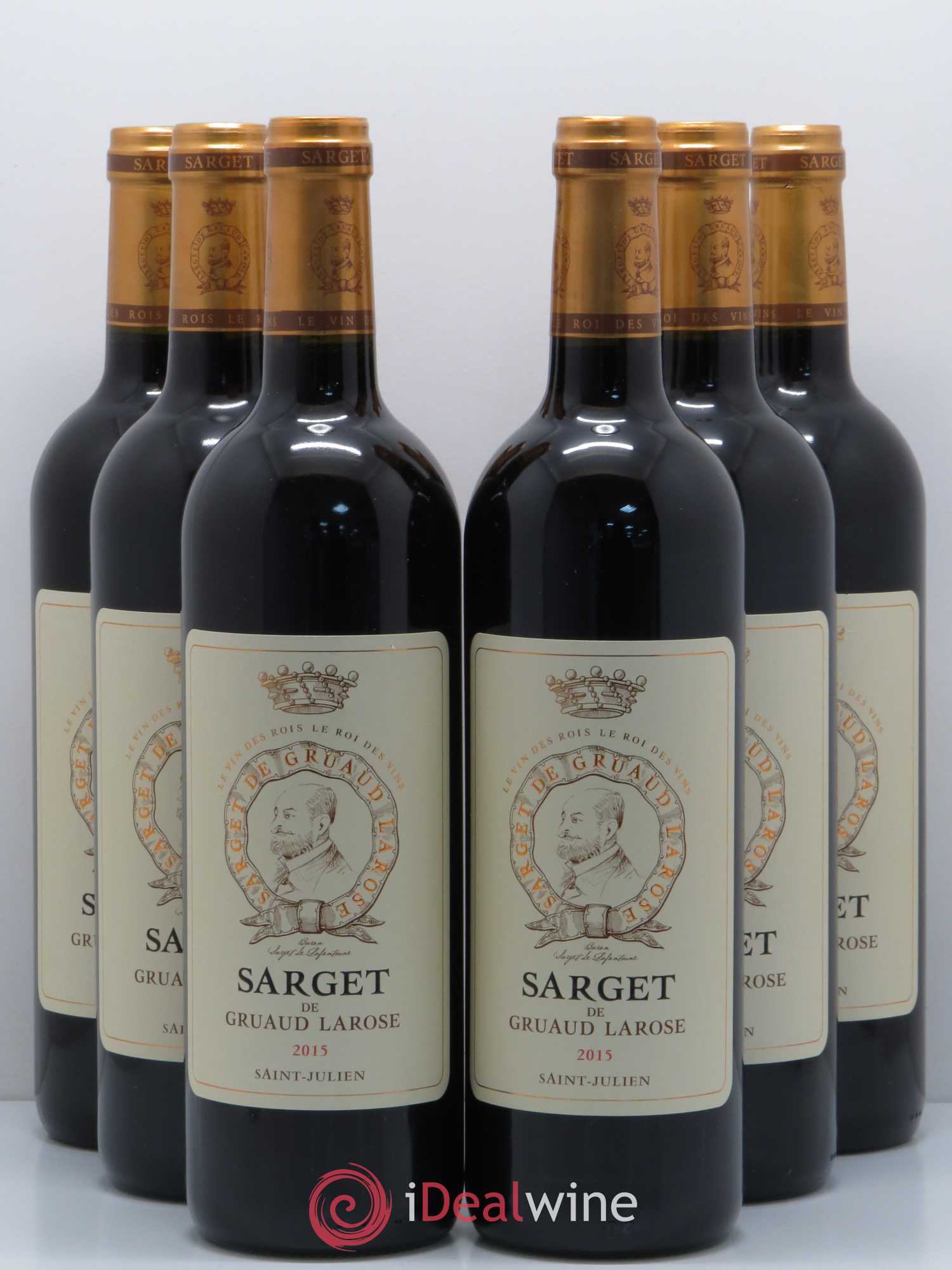Sarget de Gruaud Larose Second Vin 2015 - Lot de 6 bouteilles - 0