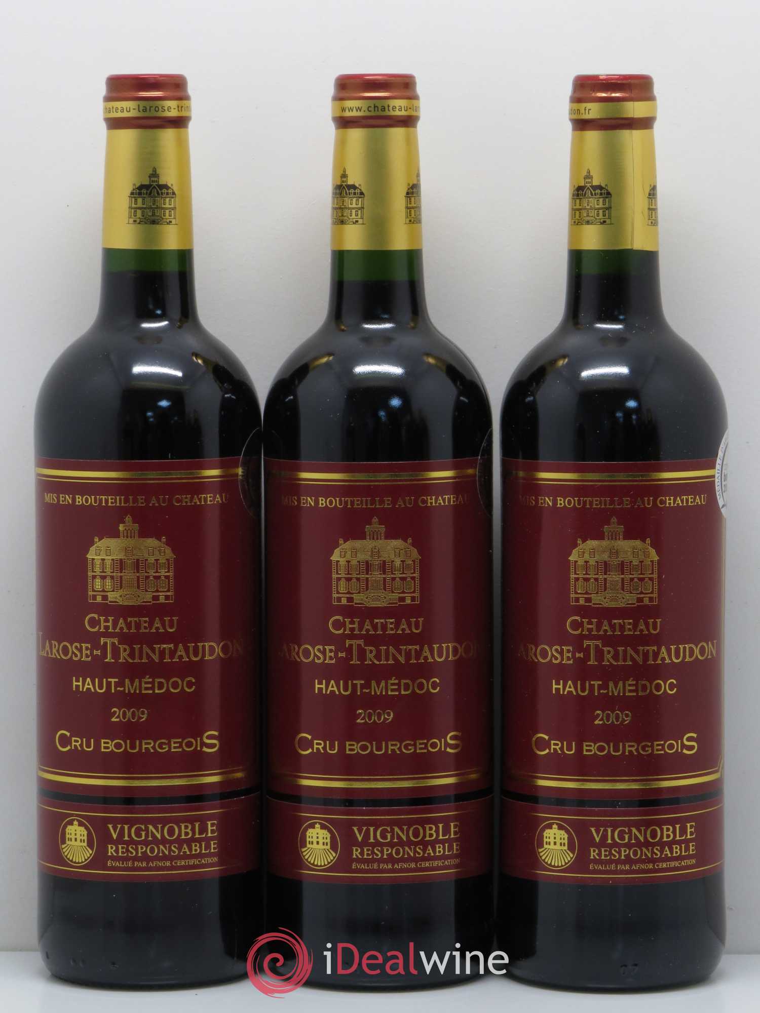 Château Larose Trintaudon Cru Bourgeois (sans prix de réserve) 2009 - Lot de 6 bouteilles - 1