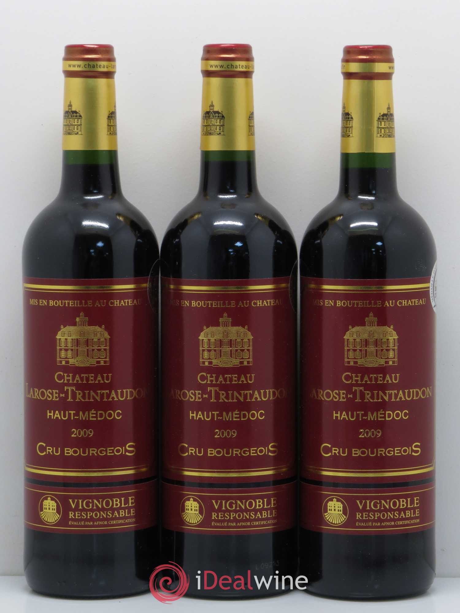 Château Larose Trintaudon Cru Bourgeois (sans prix de réserve) 2009 - Lot de 6 bouteilles - 2