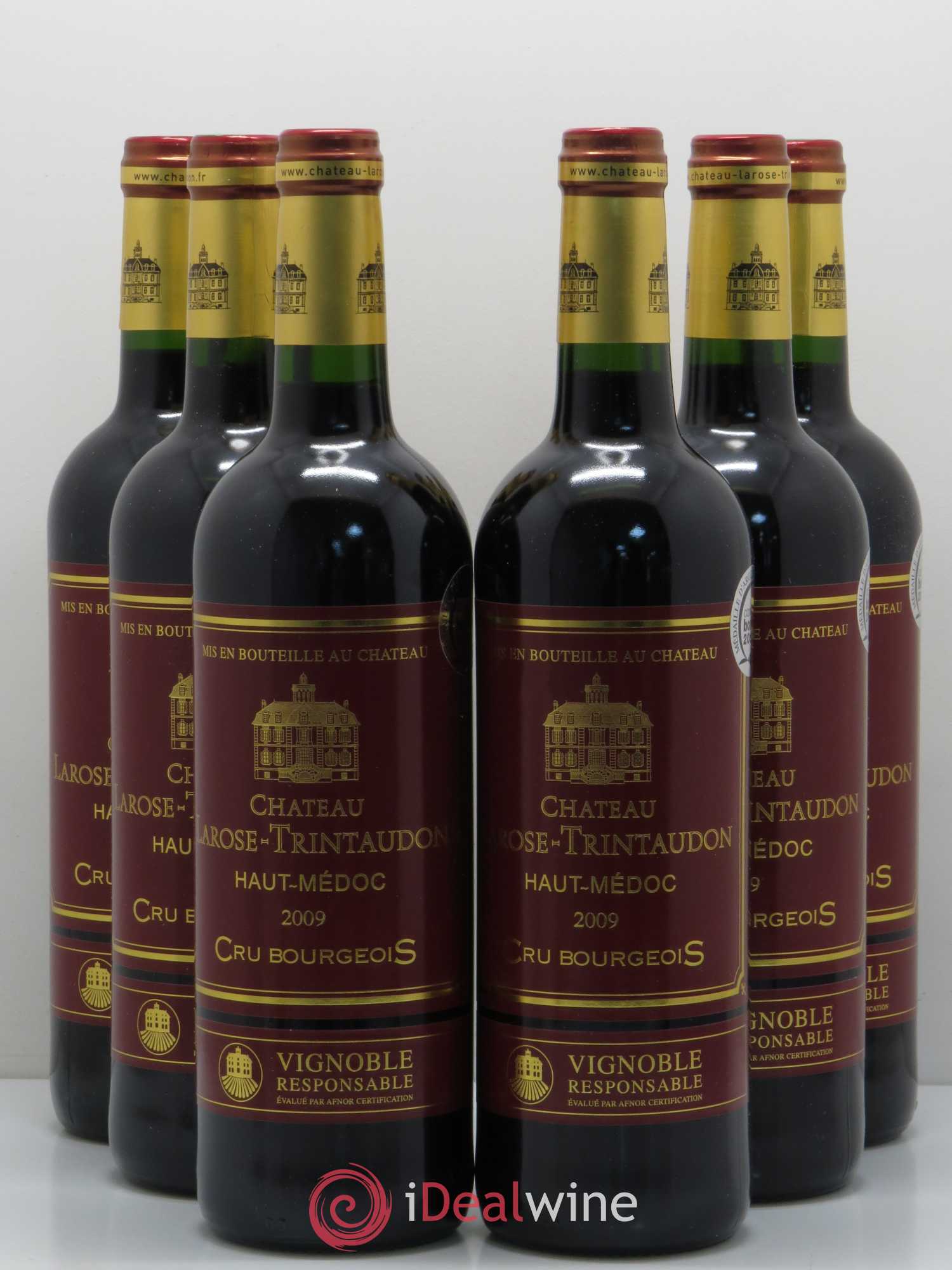 Château Larose Trintaudon Cru Bourgeois (sans prix de réserve) 2009 - Lot de 6 bouteilles - 0