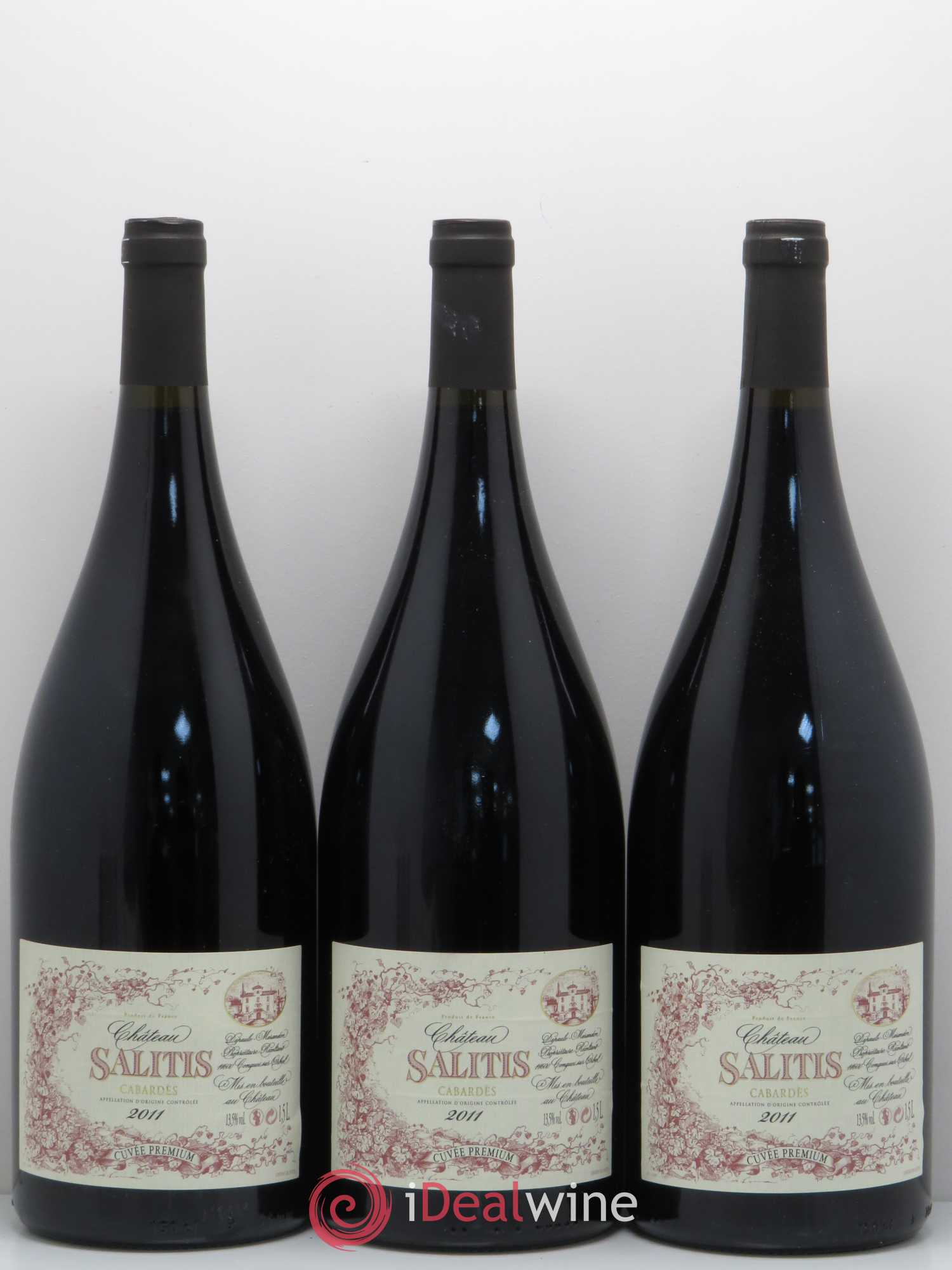 Cabardès Cuvée Premium Château Salitis 2011 - Posten von 3 Magnum - 0