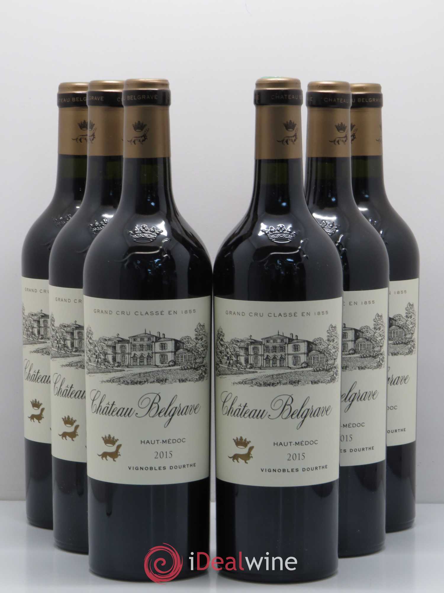 Château Belgrave 5ème Grand Cru Classé 2015 - Lot of 6 bottles - 0