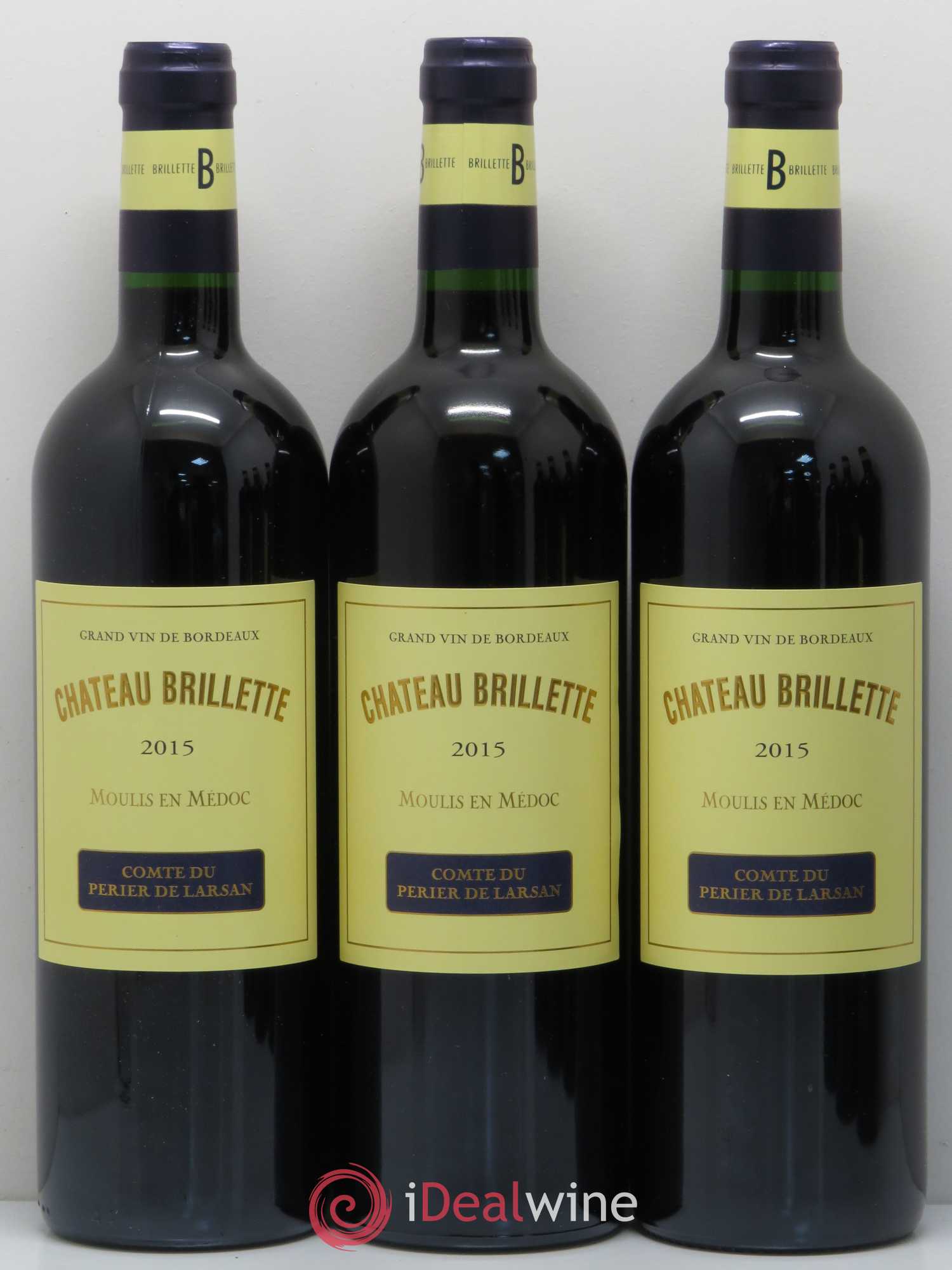 Château Brillette Cru Bourgeois 2015 - Lot de 6 bouteilles - 2