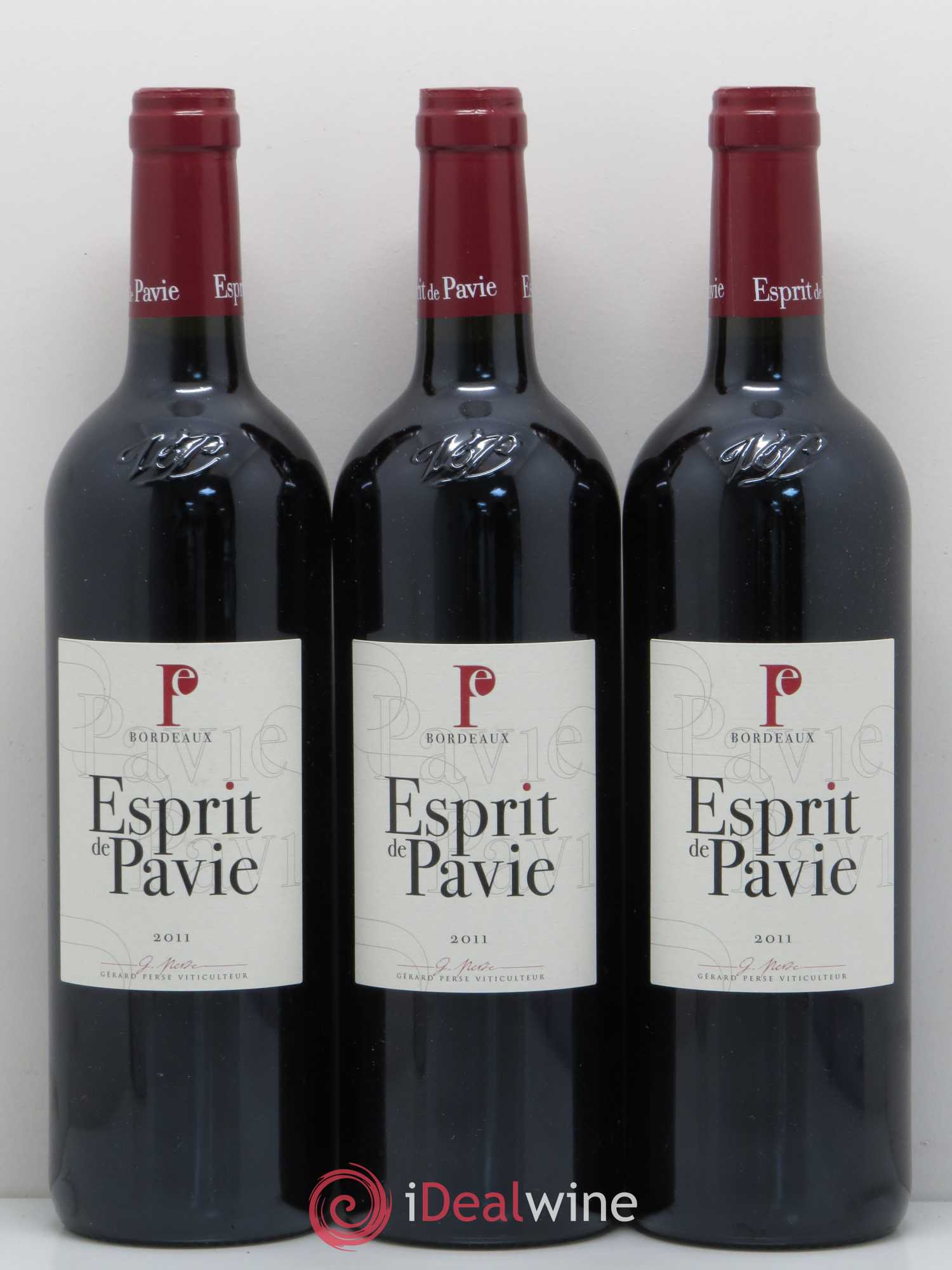 Bordeaux Esprit de Pavie (sans prix de réserve) 2011 - Posten von 6 Flaschen - 2