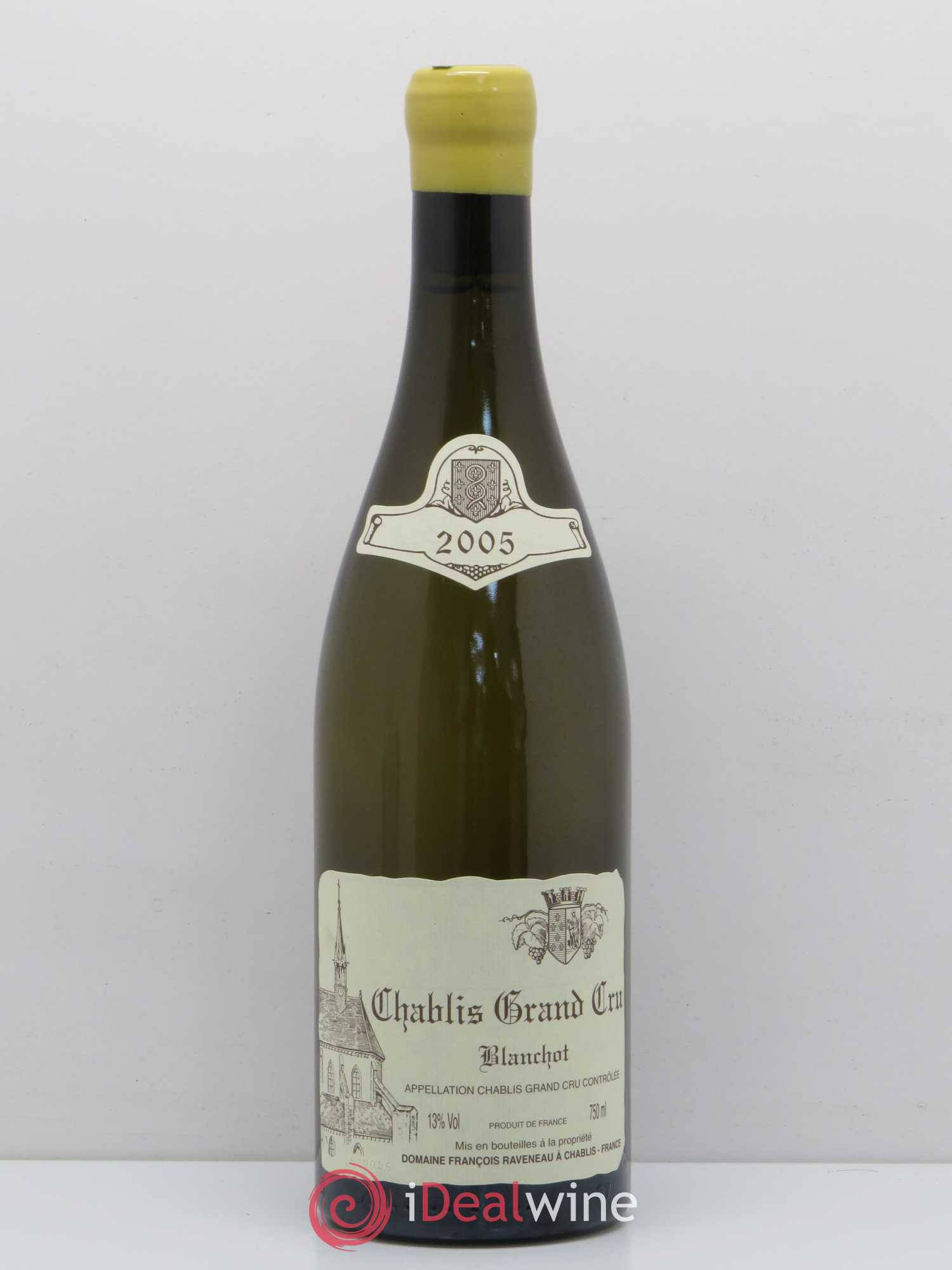 Chablis Grand Cru Blanchot Raveneau (Domaine) 2005 - Lot de 1 bouteille - 0