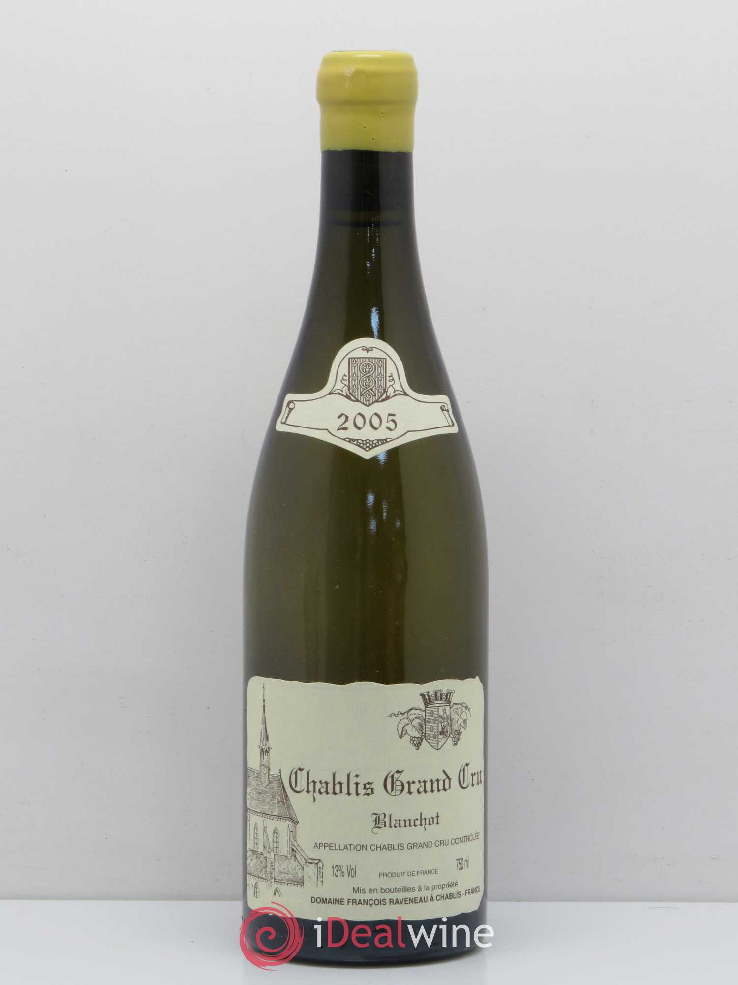 Chablis Grand Cru Blanchot Raveneau (Domaine) 2005 - Lot de 1 bouteille - 0
