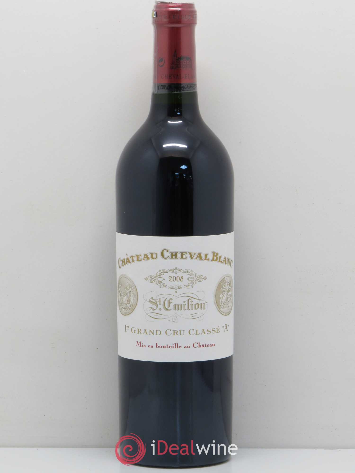 Château Cheval Blanc 1er Grand Cru Classé A 2008 - Lot de 1 bouteille - 0