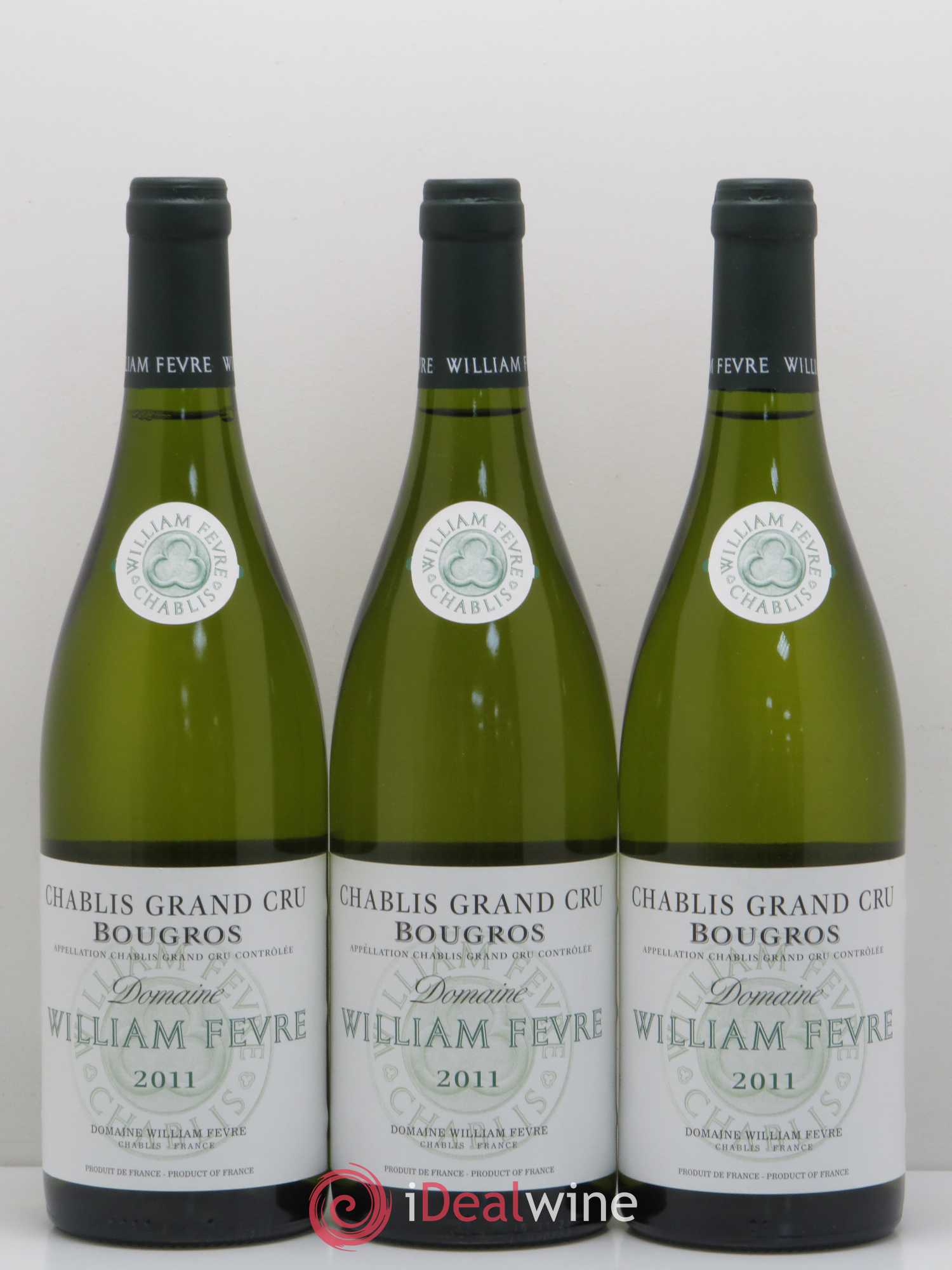 Chablis Grand Cru Bougros William Fèvre 2011 - Lot de 3 bouteilles - 0