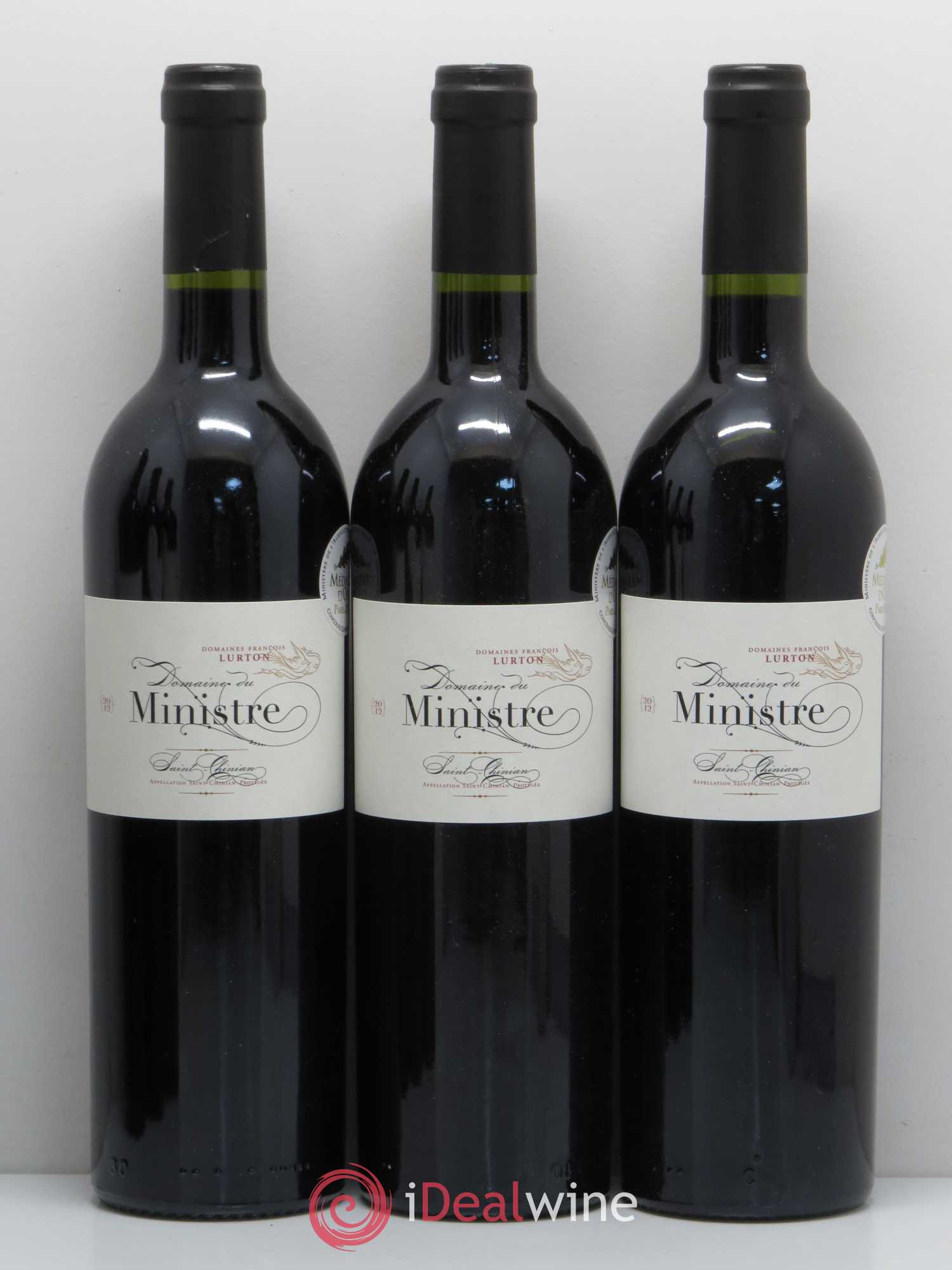 Saint-Chinian Domaine du Ministre (sans prix de réserve) 2012 - Posten von 6 Flaschen - 1