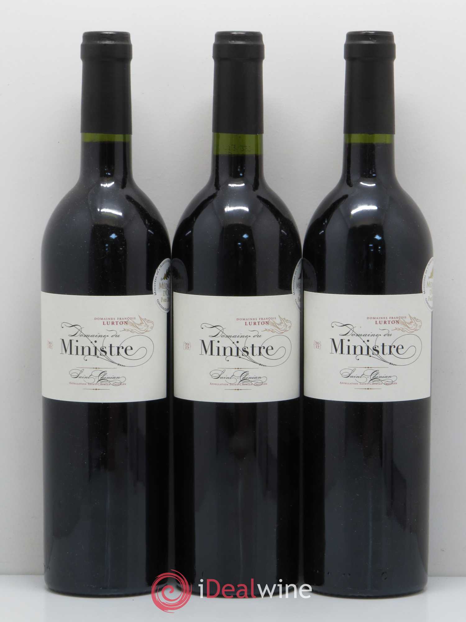 Saint-Chinian Domaine du Ministre (sans prix de réserve) 2012 - Posten von 6 Flaschen - 2