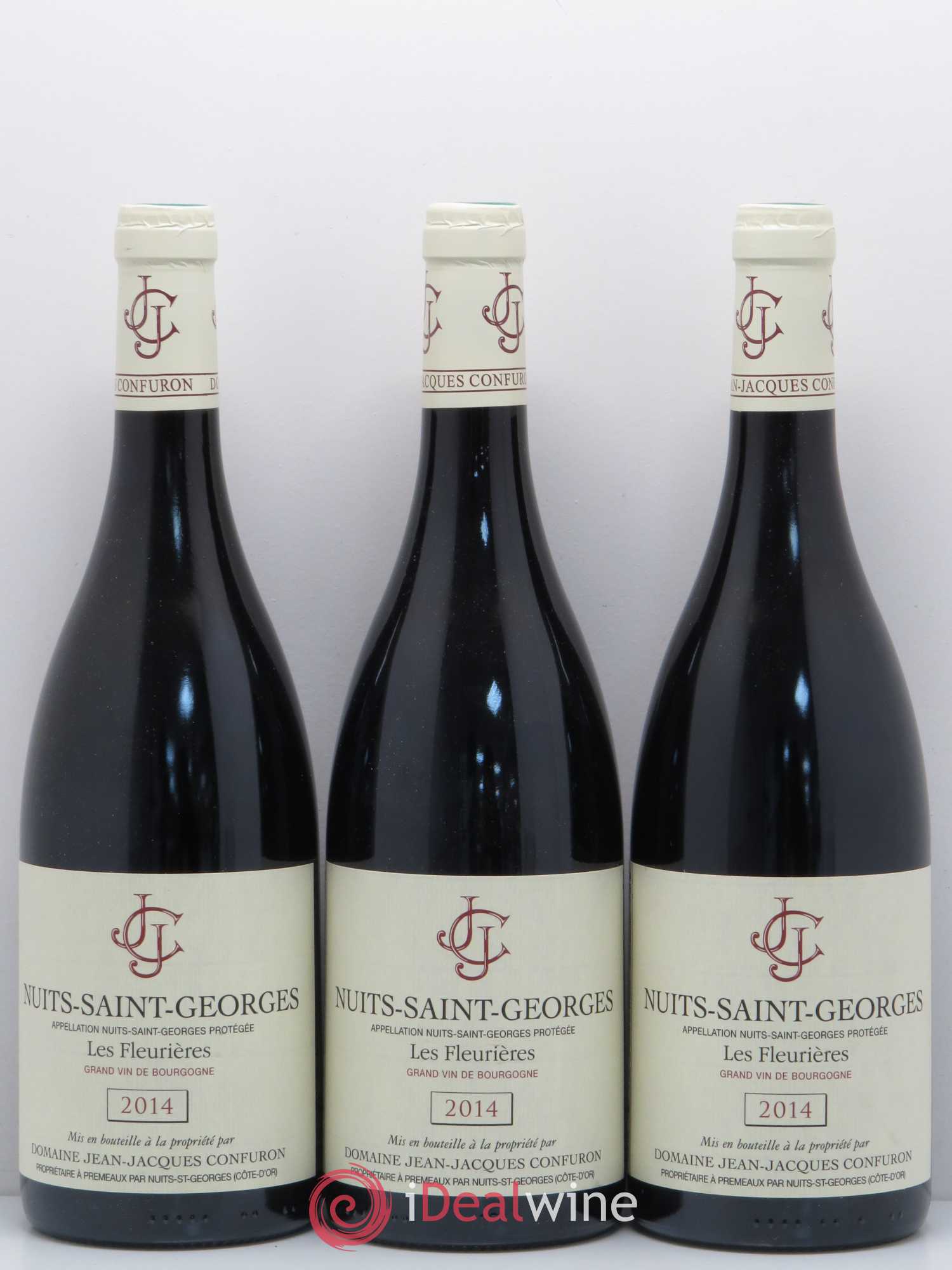 Nuits-Saint-Georges 1er Cru Les Fleurières Domaine Jean Jacques Confuron 2014 - Posten von 3 Flaschen - 0