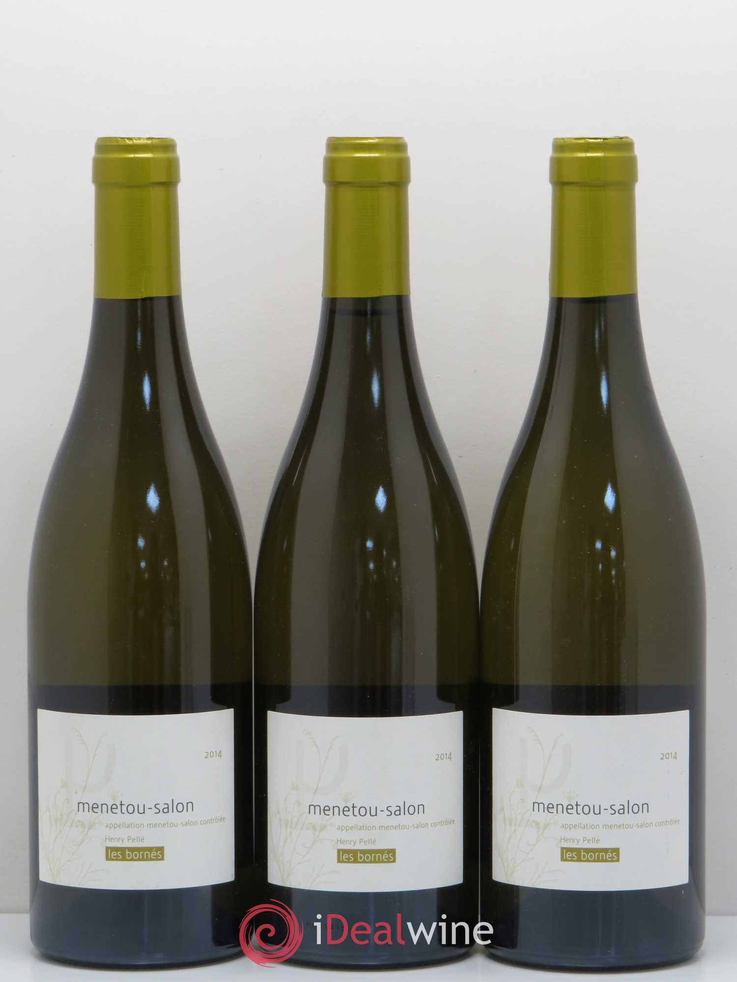 Menetou-Salon Les Bornés Domaine Henry Pellé (sans prix de réserve) 2014 - Posten von 3 Flaschen - 0