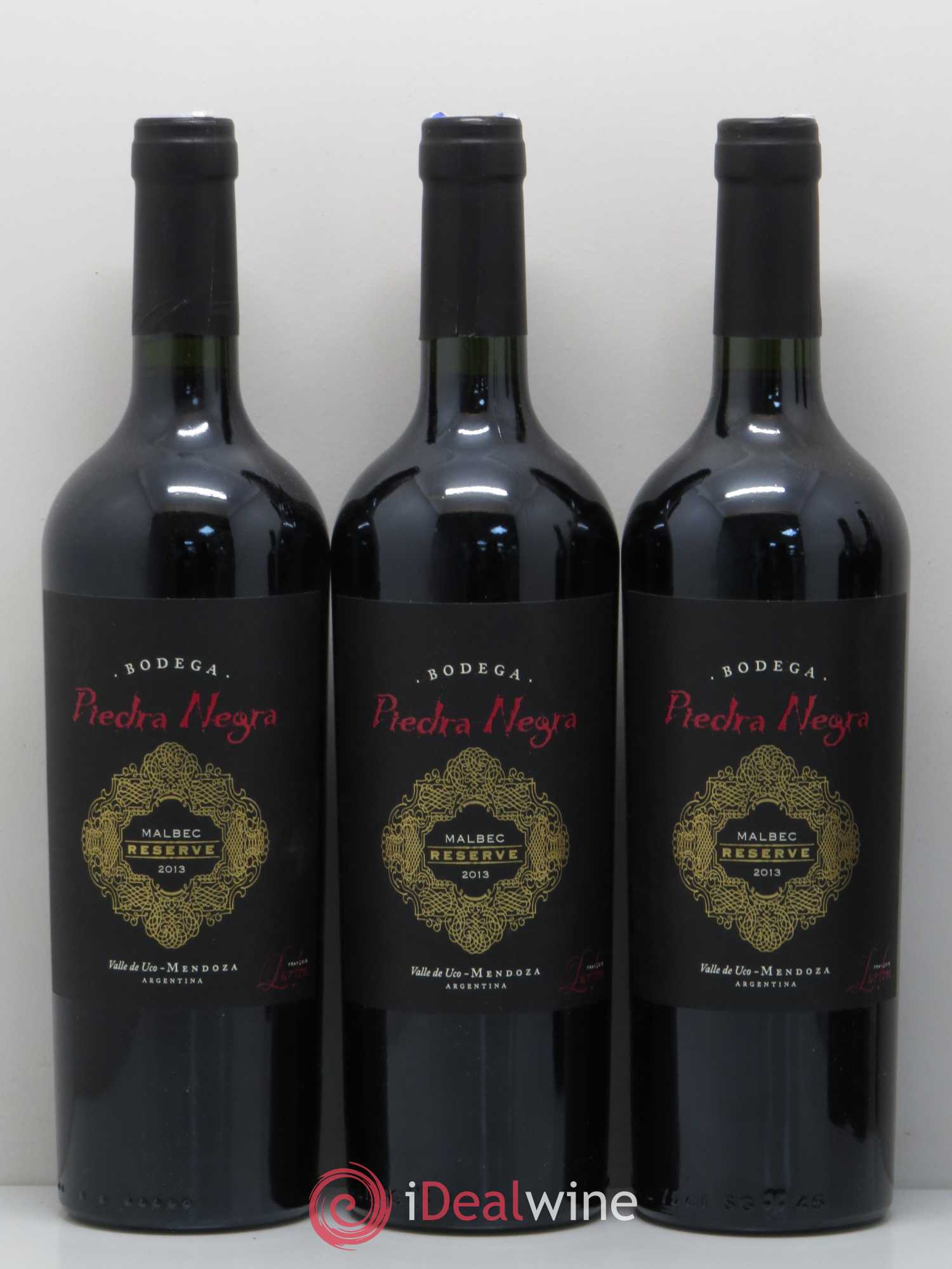Mendoza Bodega Piedra Negra Réserva (sans prix de réserve) 2013 - Posten von 5 Flaschen - 1