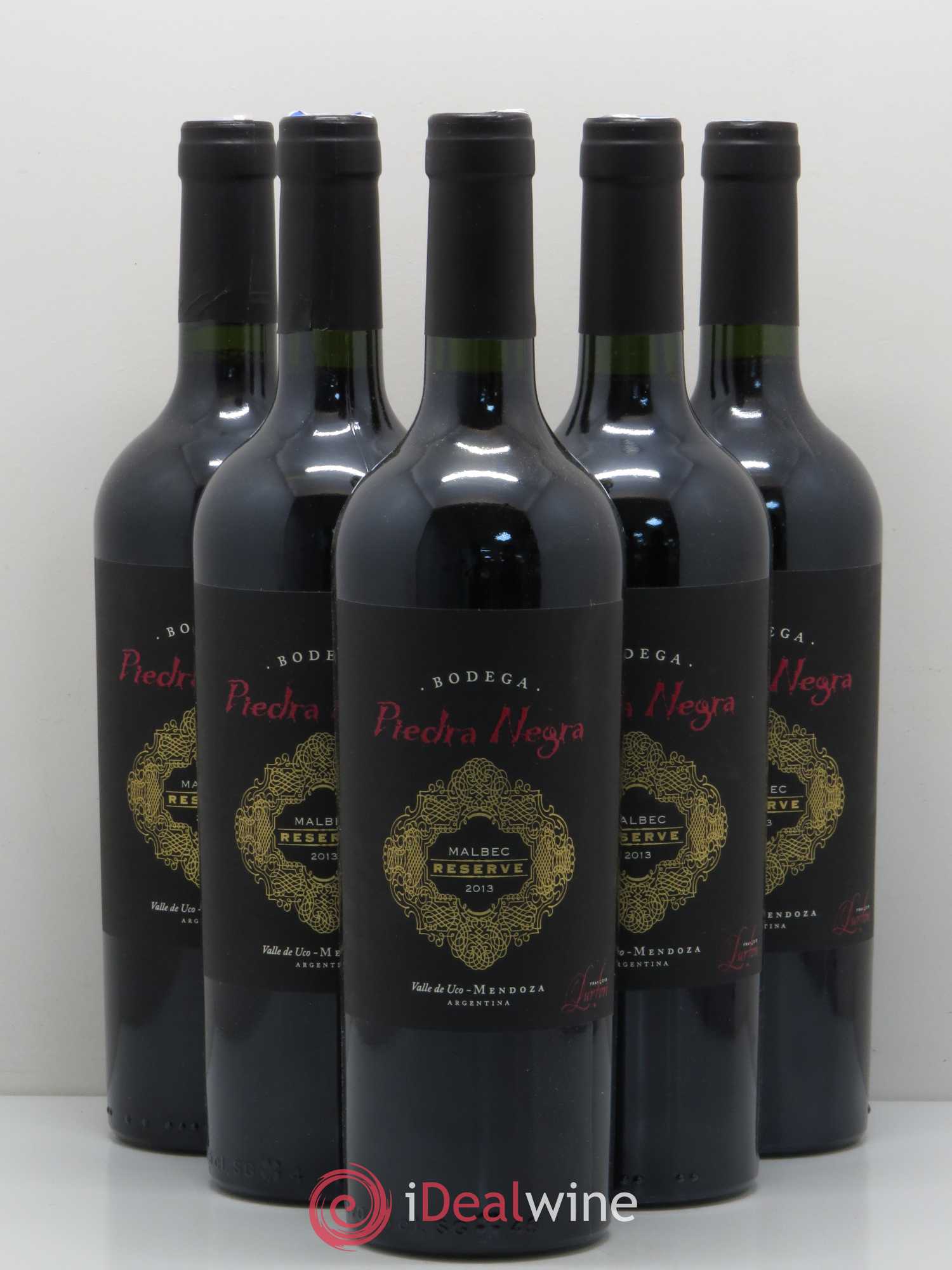 Mendoza Bodega Piedra Negra Réserva (sans prix de réserve) 2013 - Posten von 5 Flaschen - 0