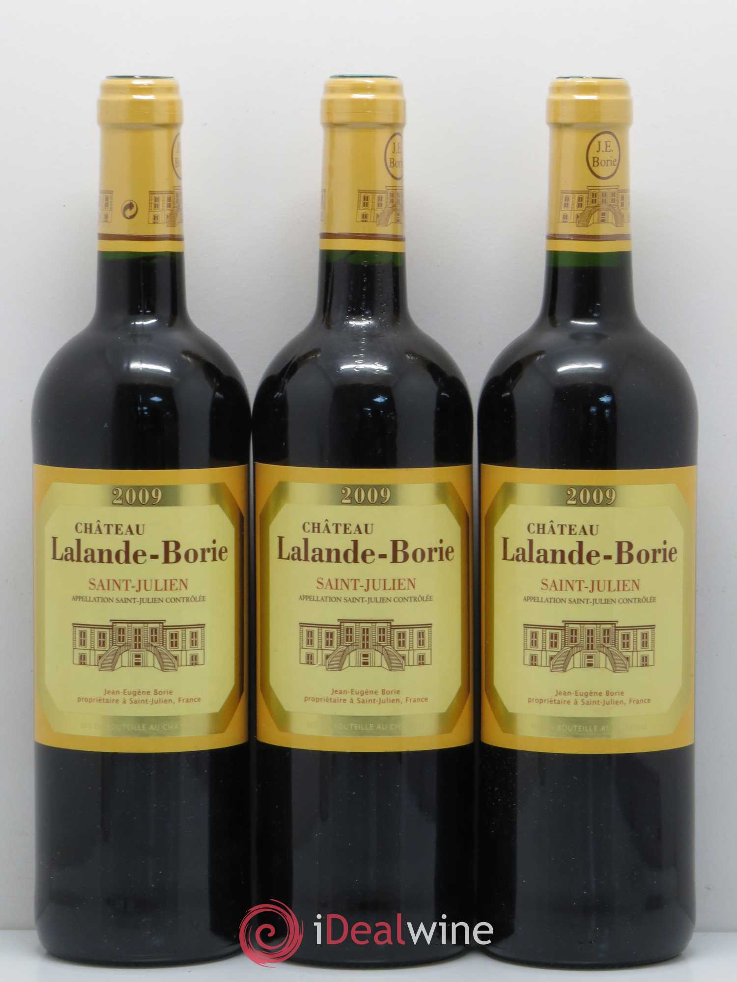 Château Lalande Borie 2009 - Lot of 3 bottles - 0