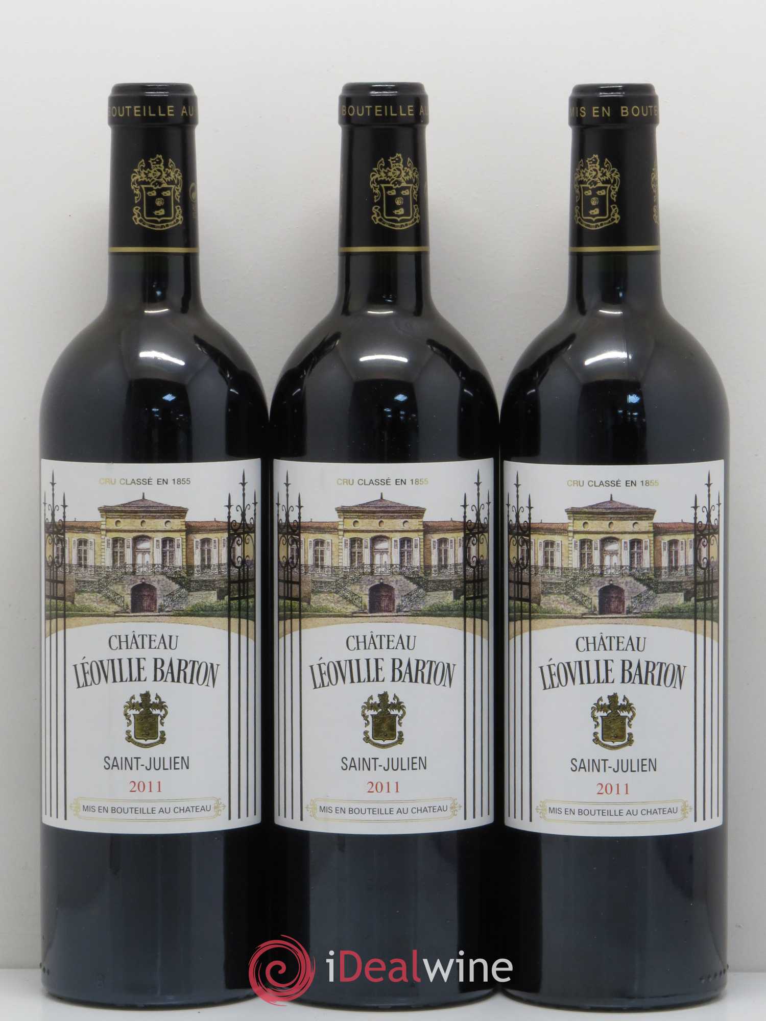 Château Léoville Barton 2ème Grand Cru Classé 2011 - Lot de 3 bouteilles - 0